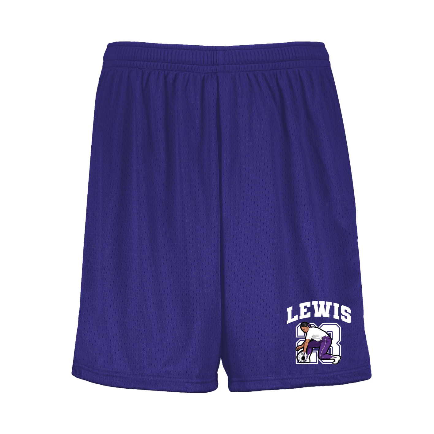 Shorts — Number in Purple