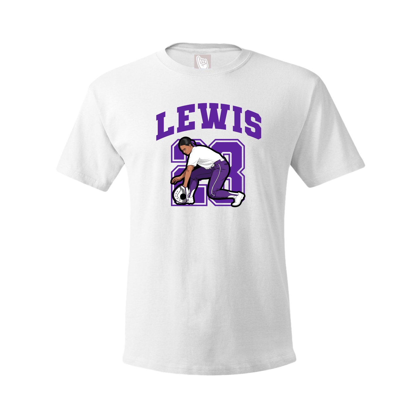 Tee — Number in White