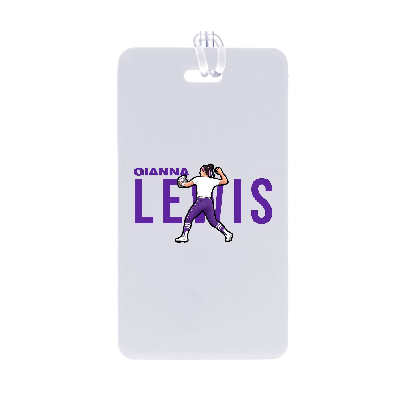 Bag Tag — Player Name in Classic