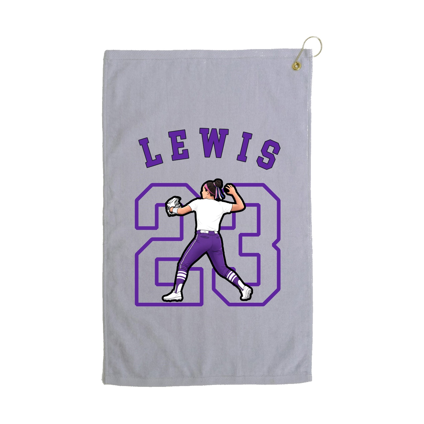 Golf Towel — Shirsey Arch in Grey