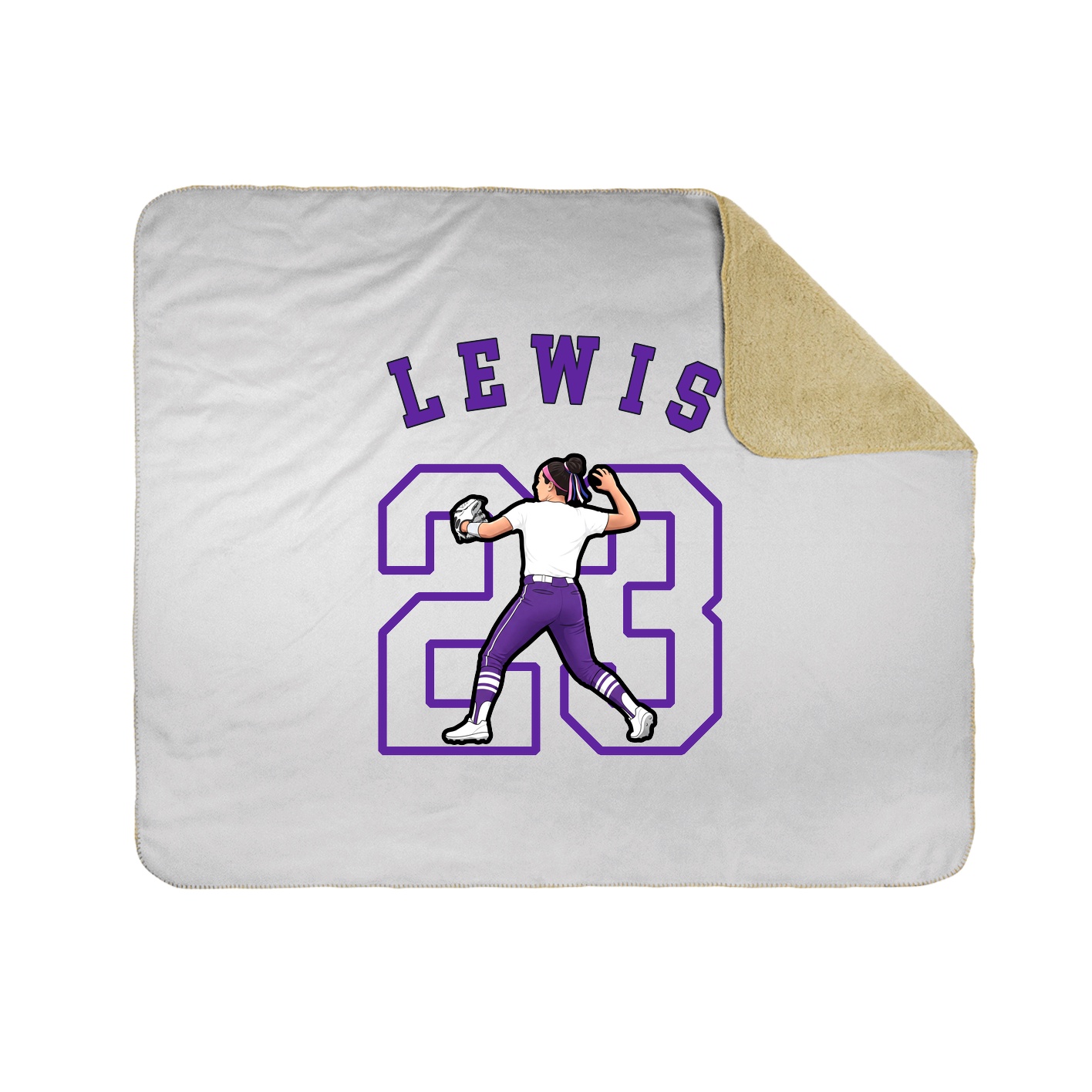Throw Blanket — Shirsey Arch in White