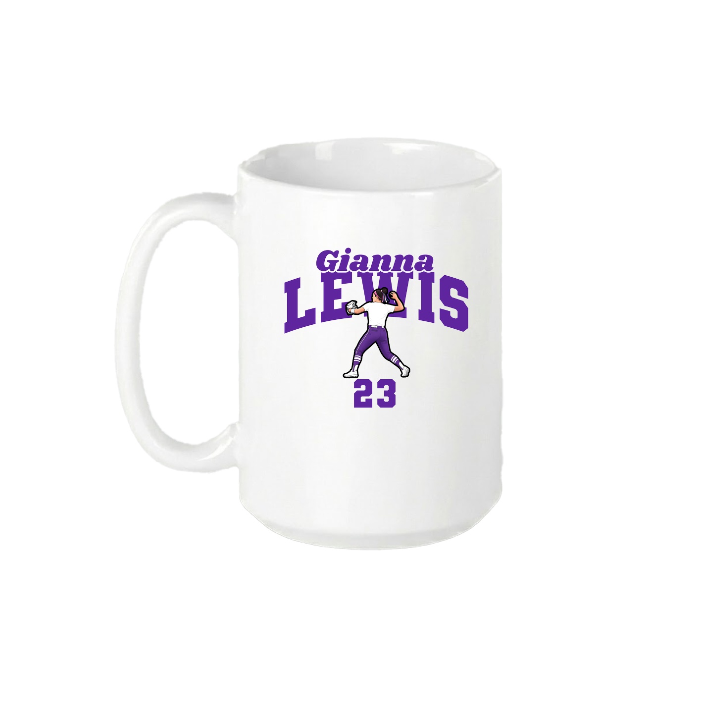 15oz Coffee Mug — Signature Arch in White