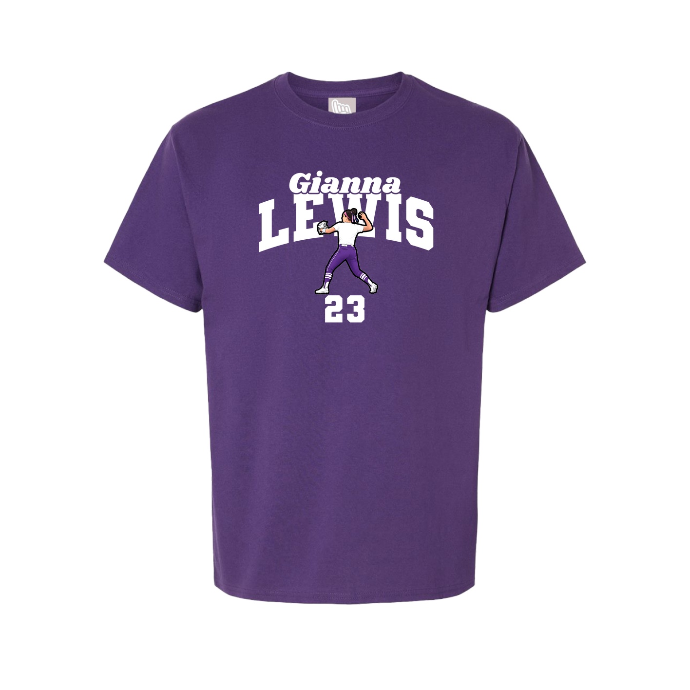 Youth Tee — Signature Arch in Purple