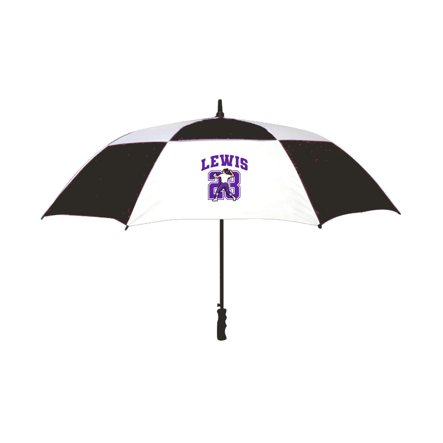 Golf Umbrella — Number in Black