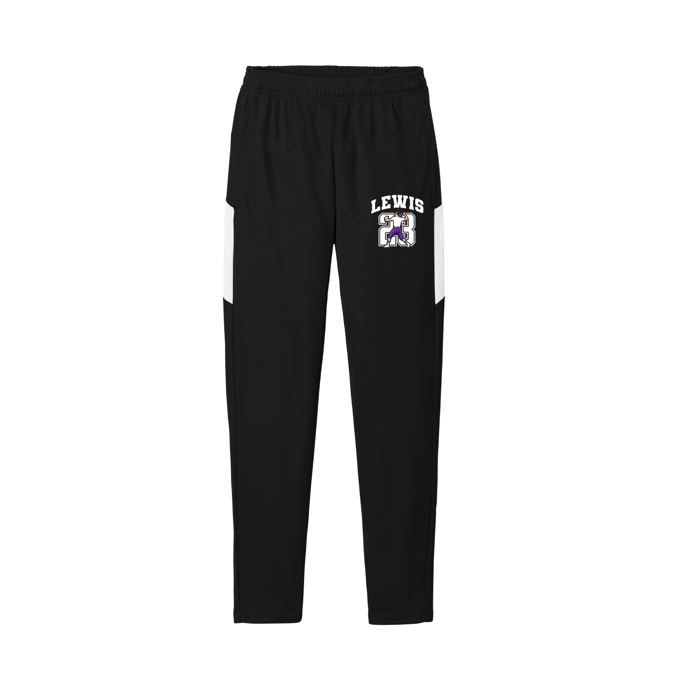 Team Travel Pant — Number in Black/White