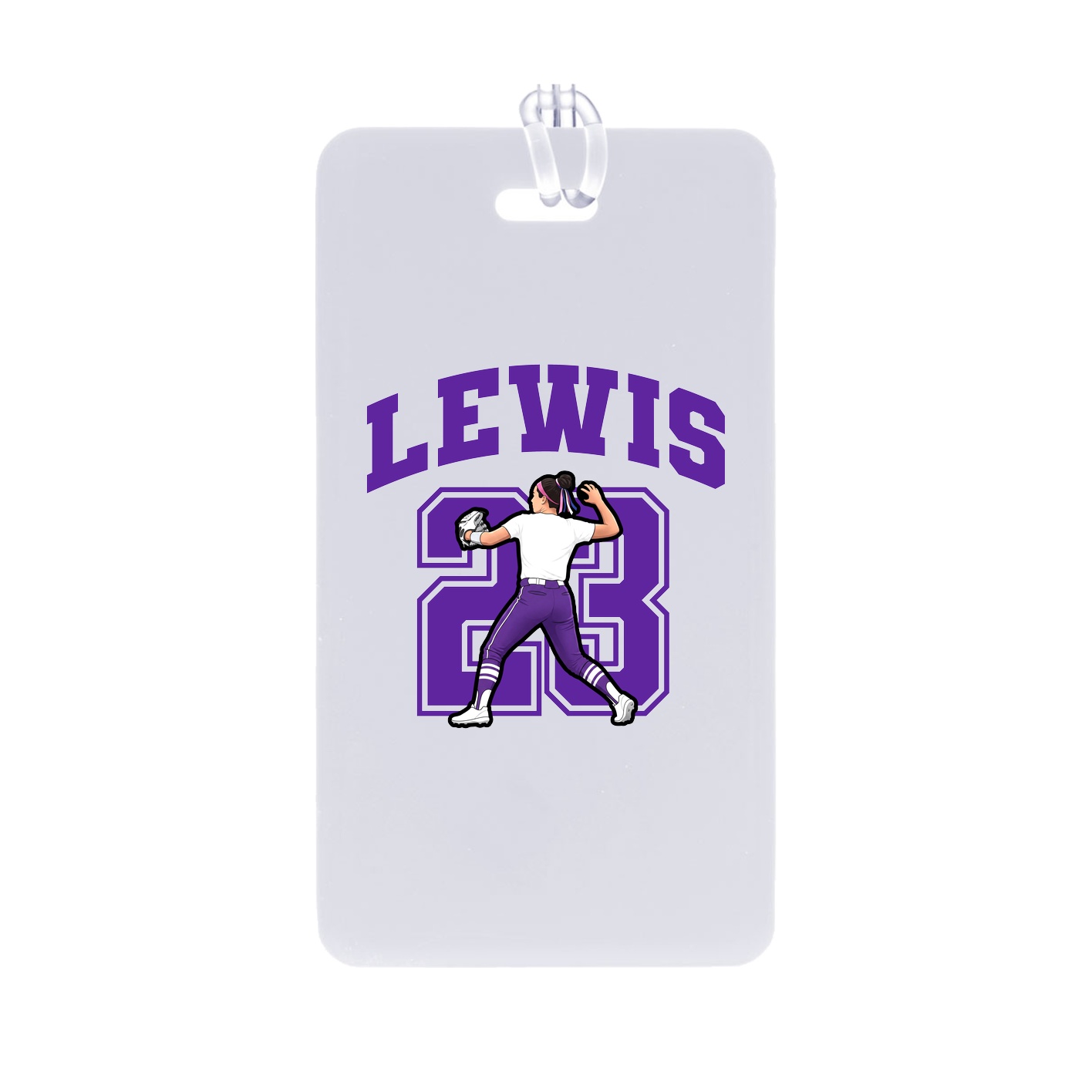 Bag Tag — Number in Classic