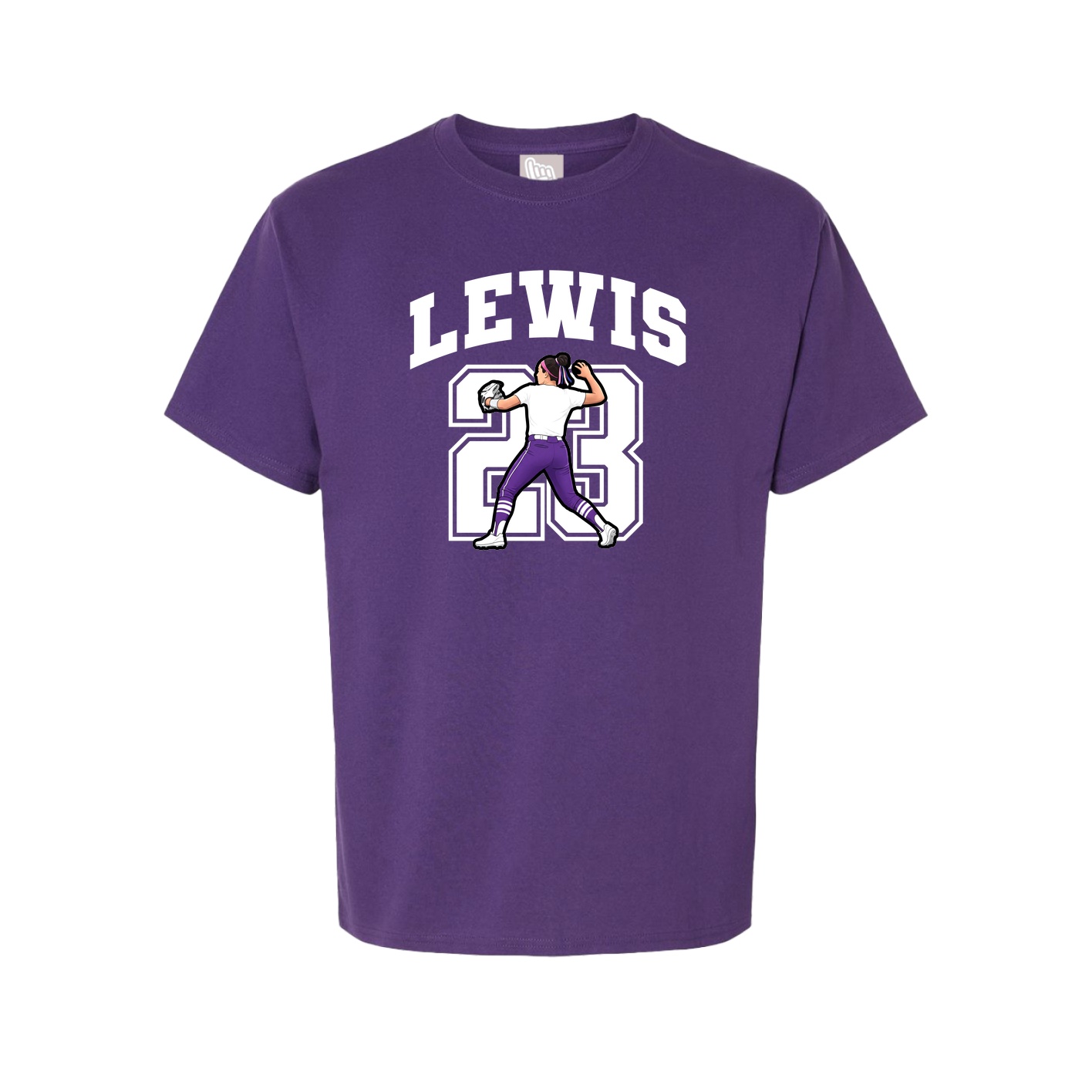 Tee — Number in Purple
