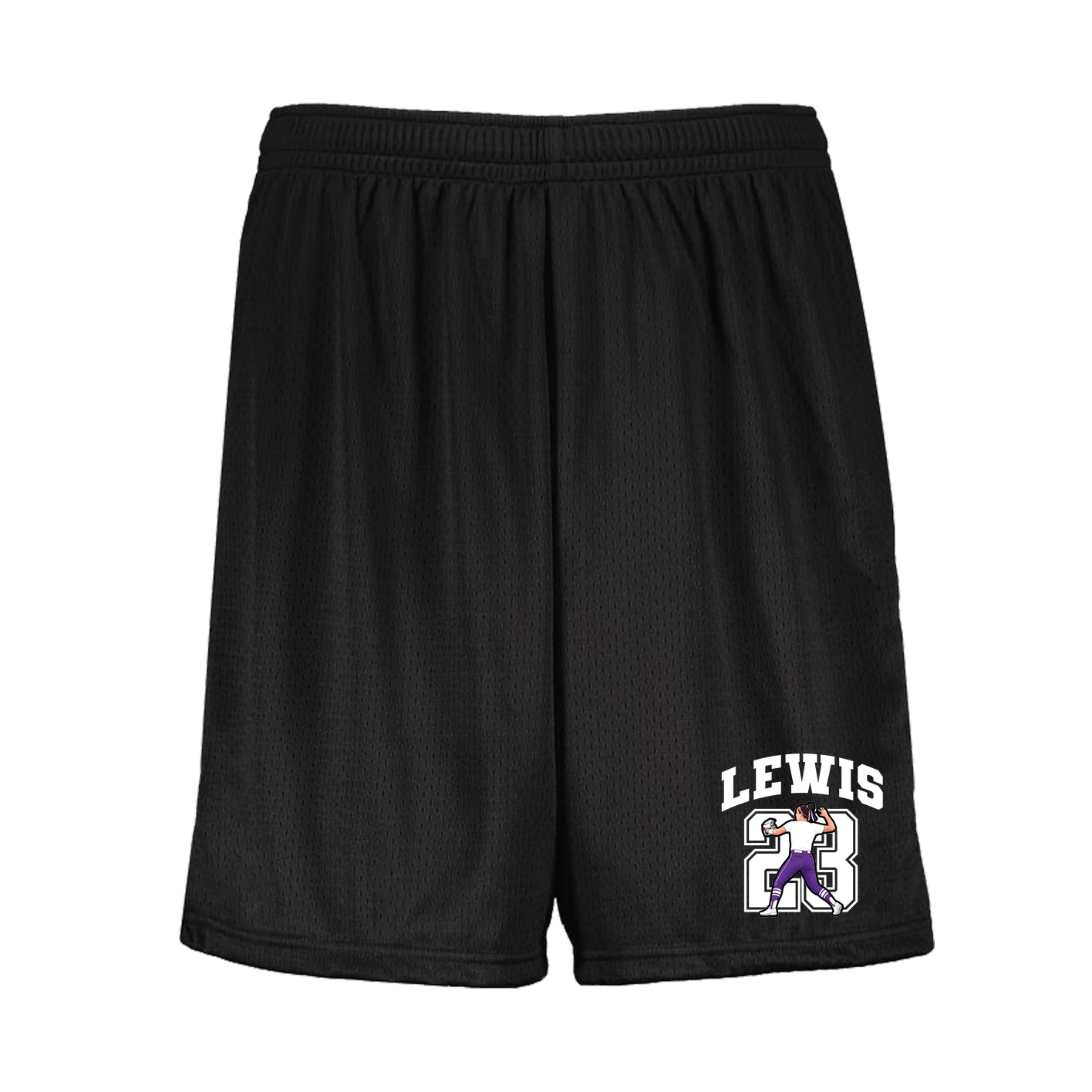 Shorts — Number in Black