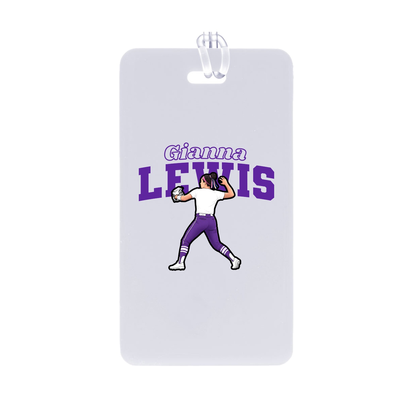 Bag Tag — Name Arch in Classic