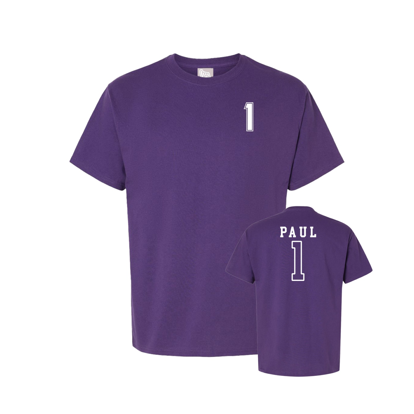 Tee — Chest Back in Purple