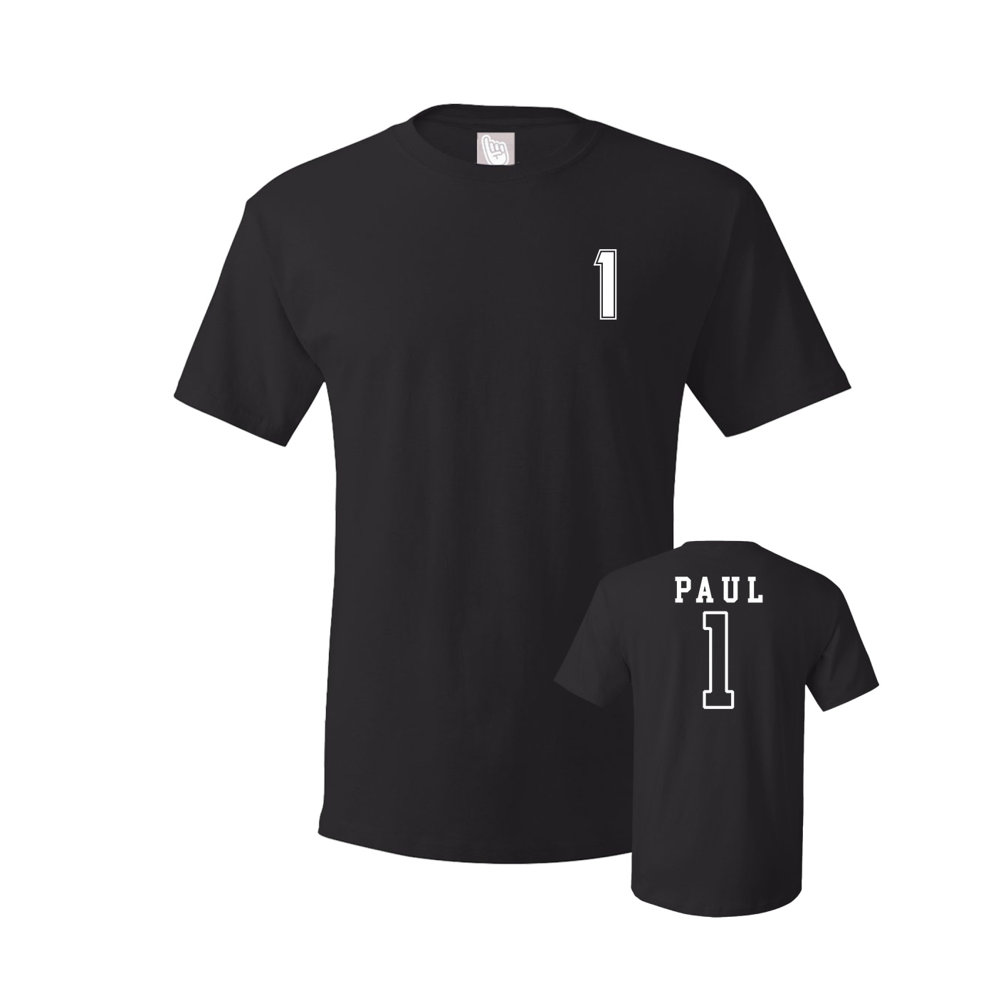 Youth Tee — Chest Back in Black