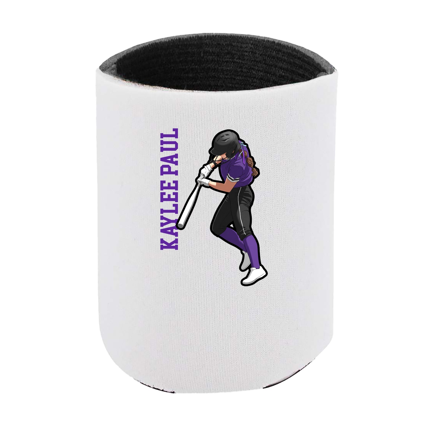 Can Holder — Name Vertical in White