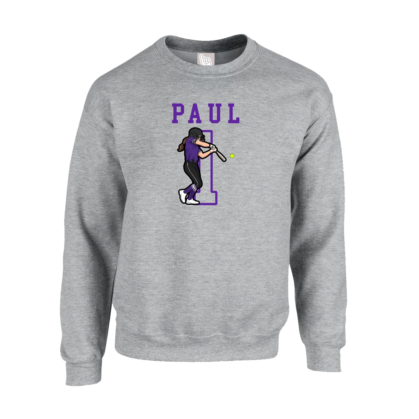 Fleece Crew — Shirsey in Grey
