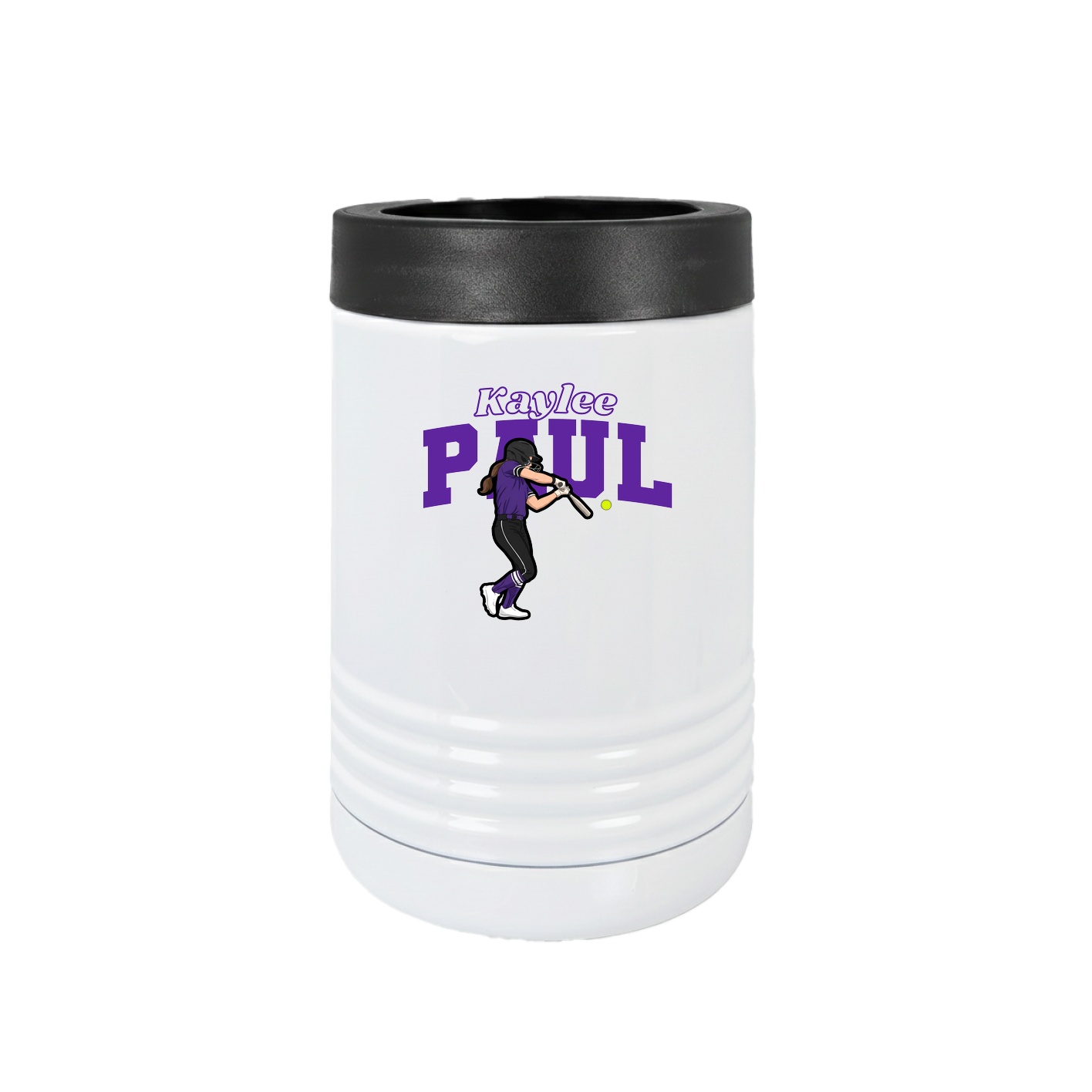 Beverage Holder — Name Arch in White