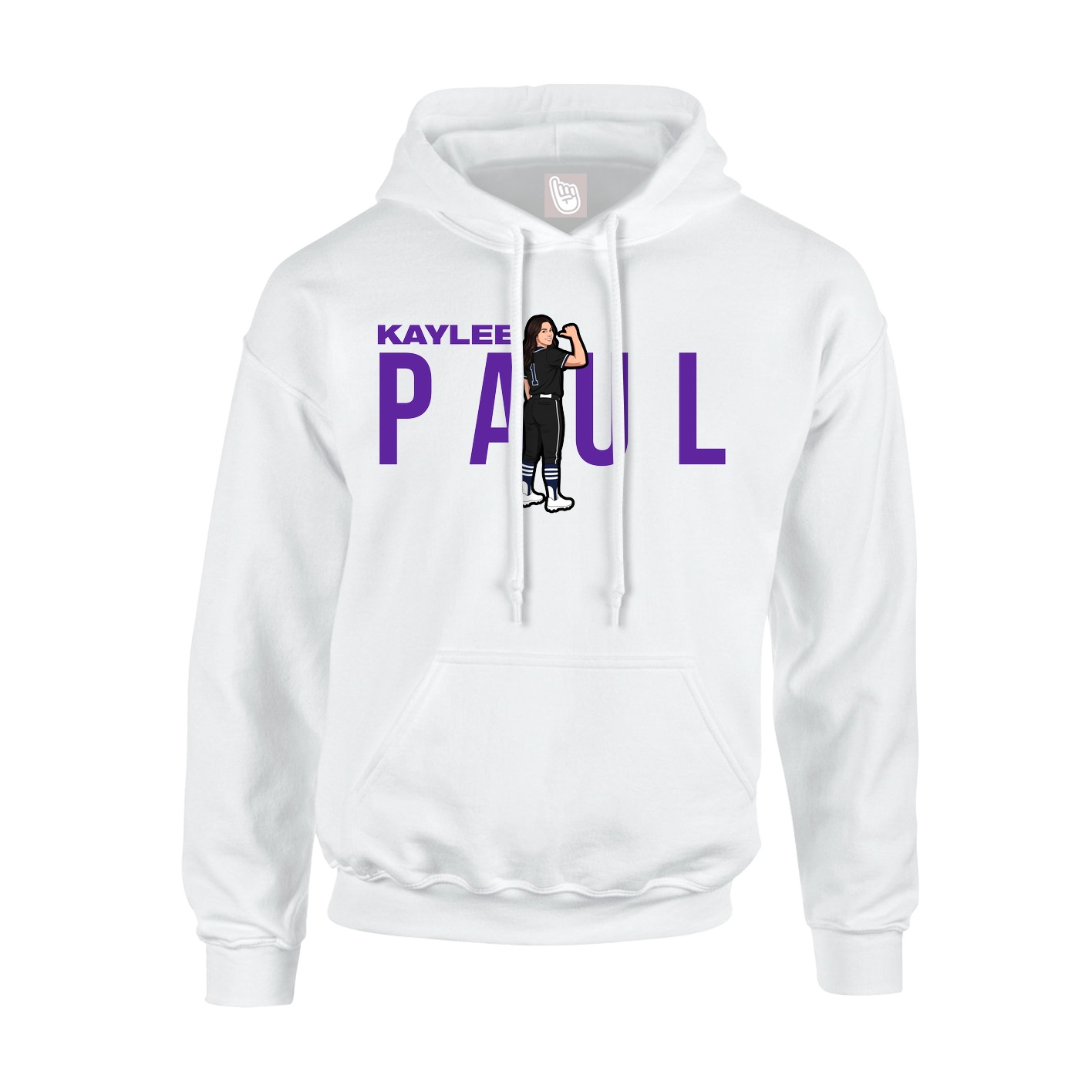 Hoodie — Player Name in White
