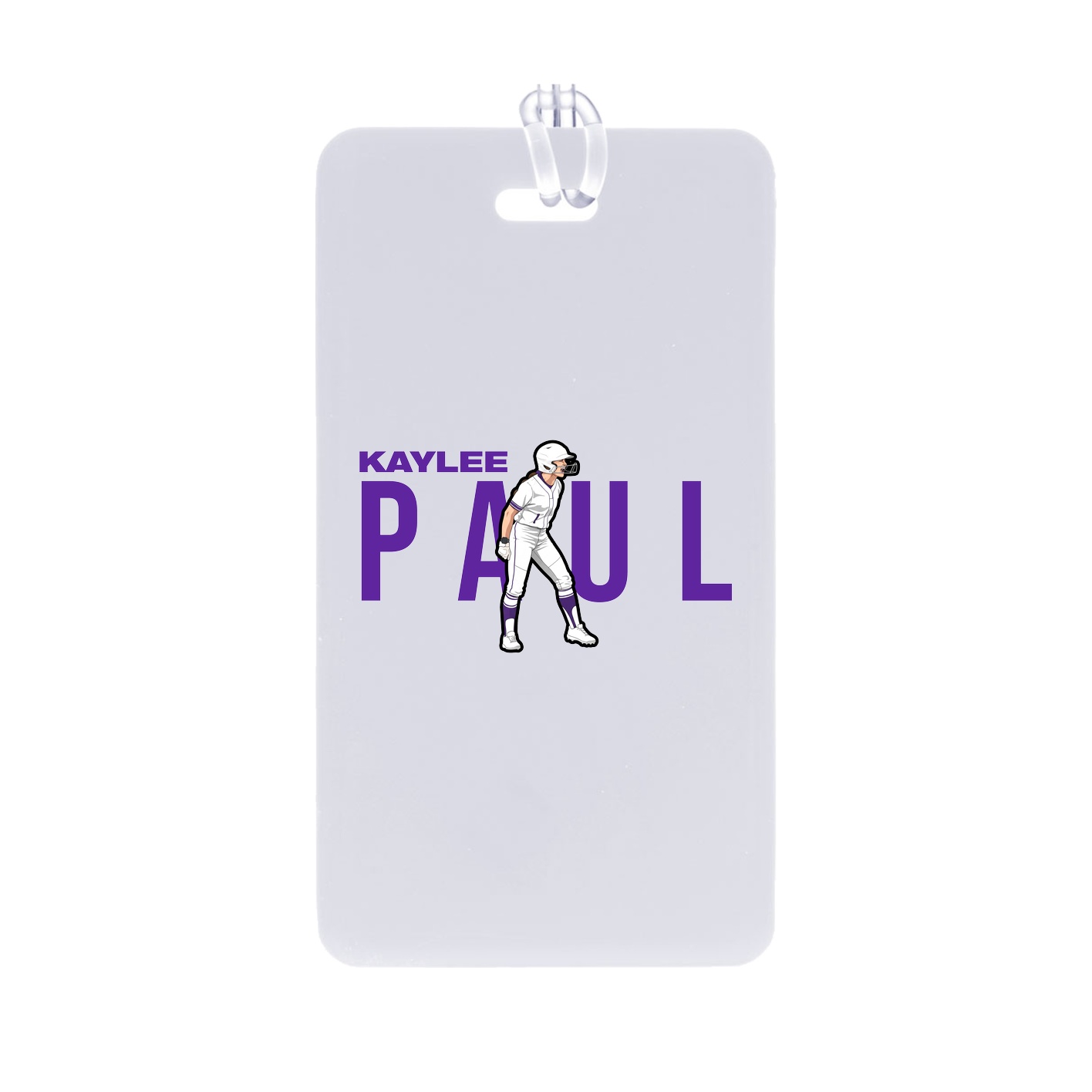 Bag Tag — Player Name in Classic