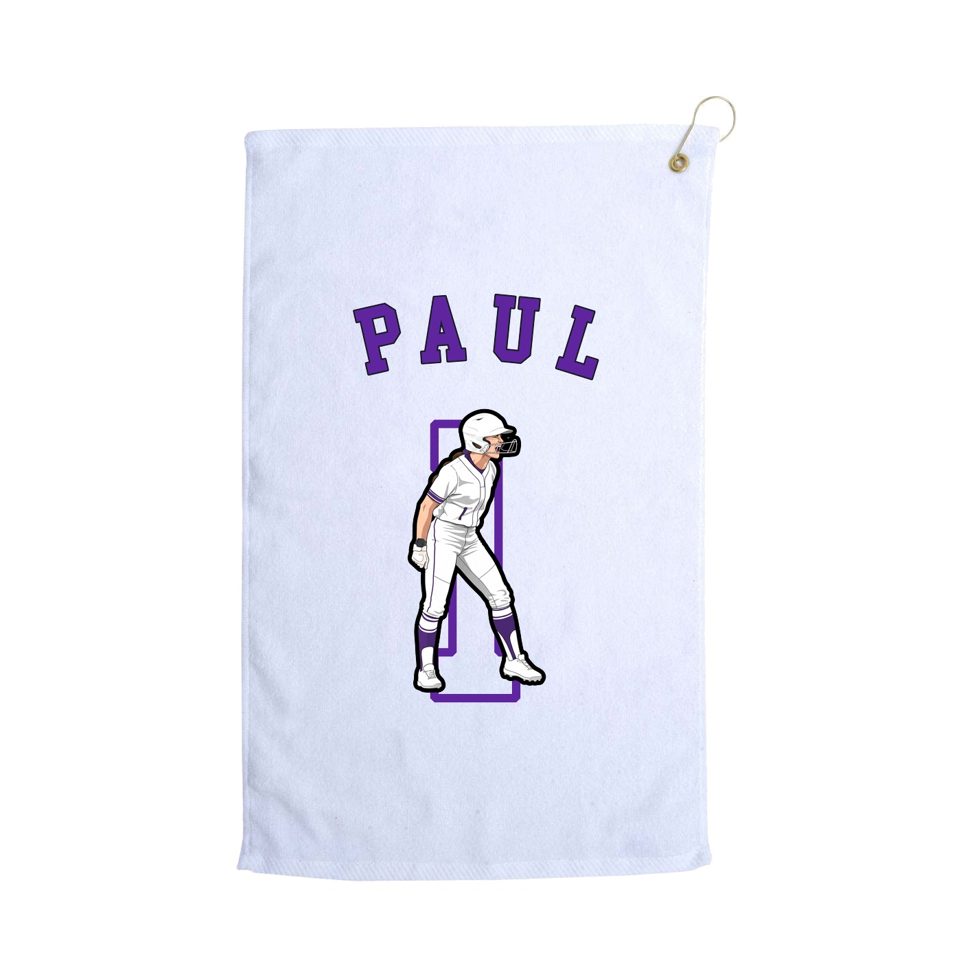 Golf Towel — Shirsey Arch in White