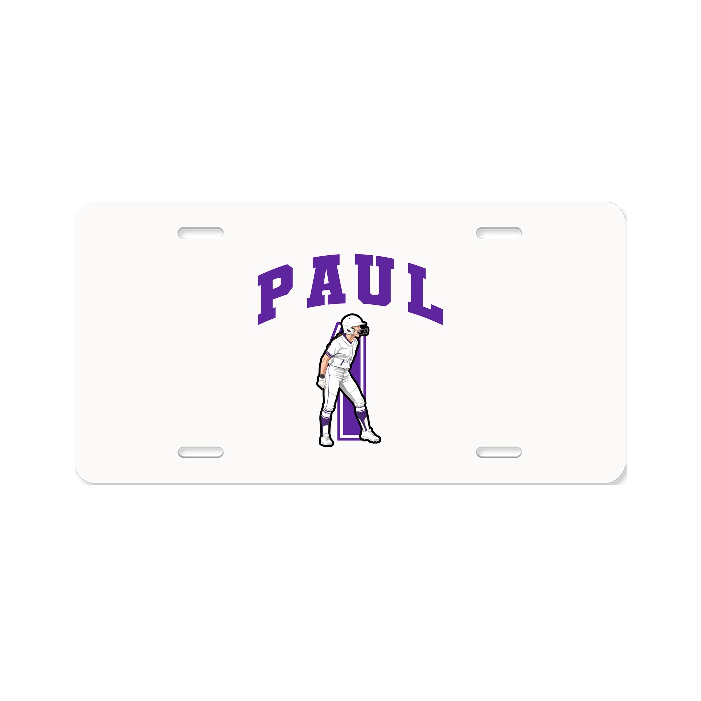 License Plate — Number in Classic