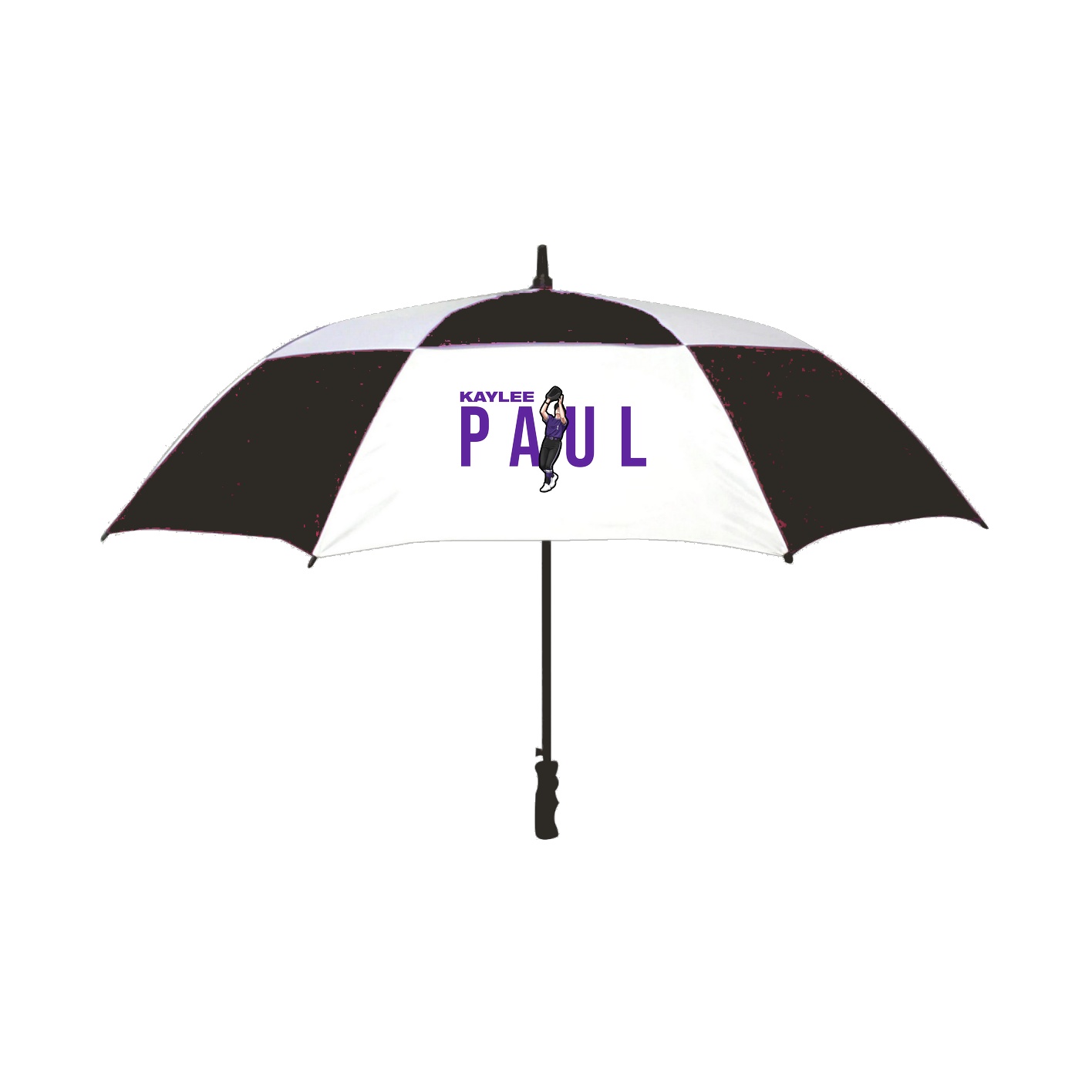 Golf Umbrella — Player Name in Black