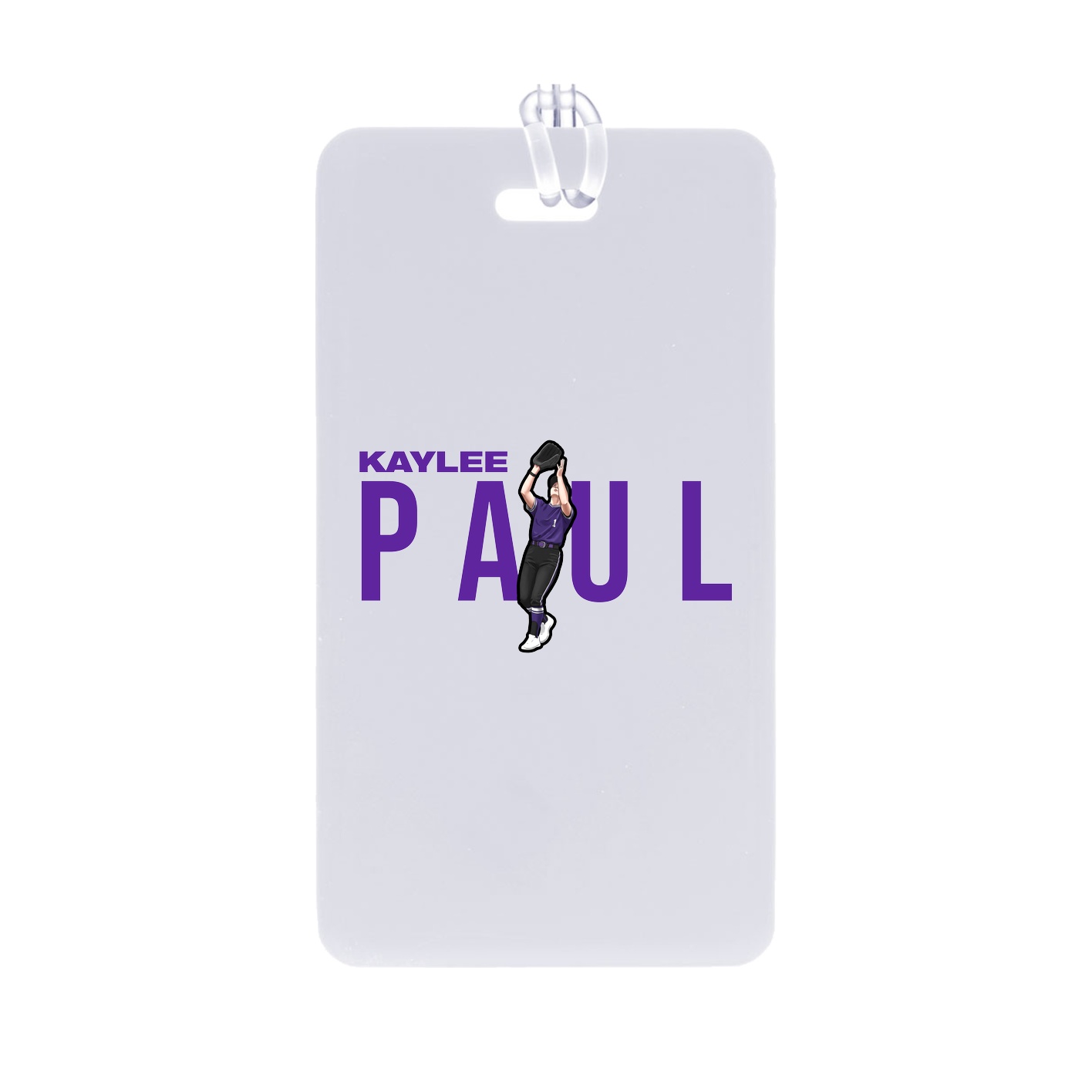 Bag Tag — Player Name in Classic