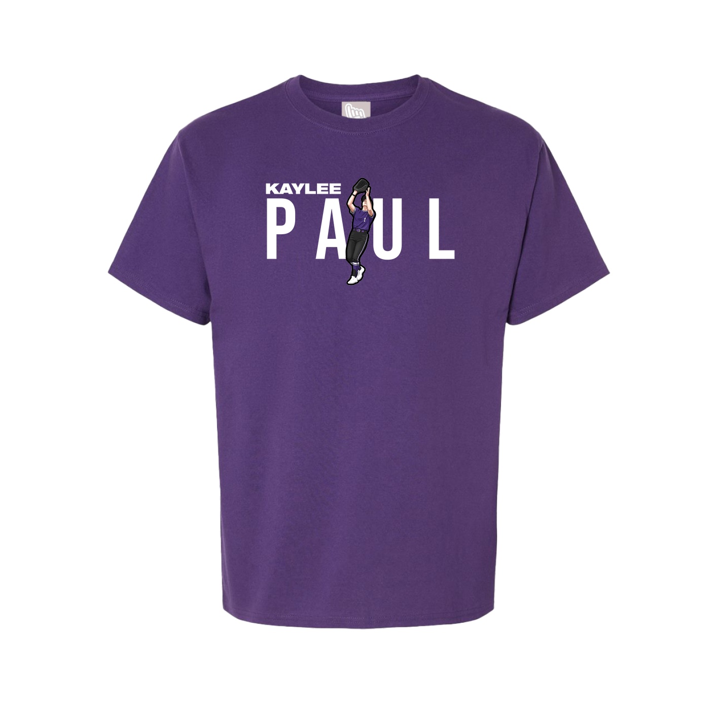 Youth Tee — Player Name in Purple