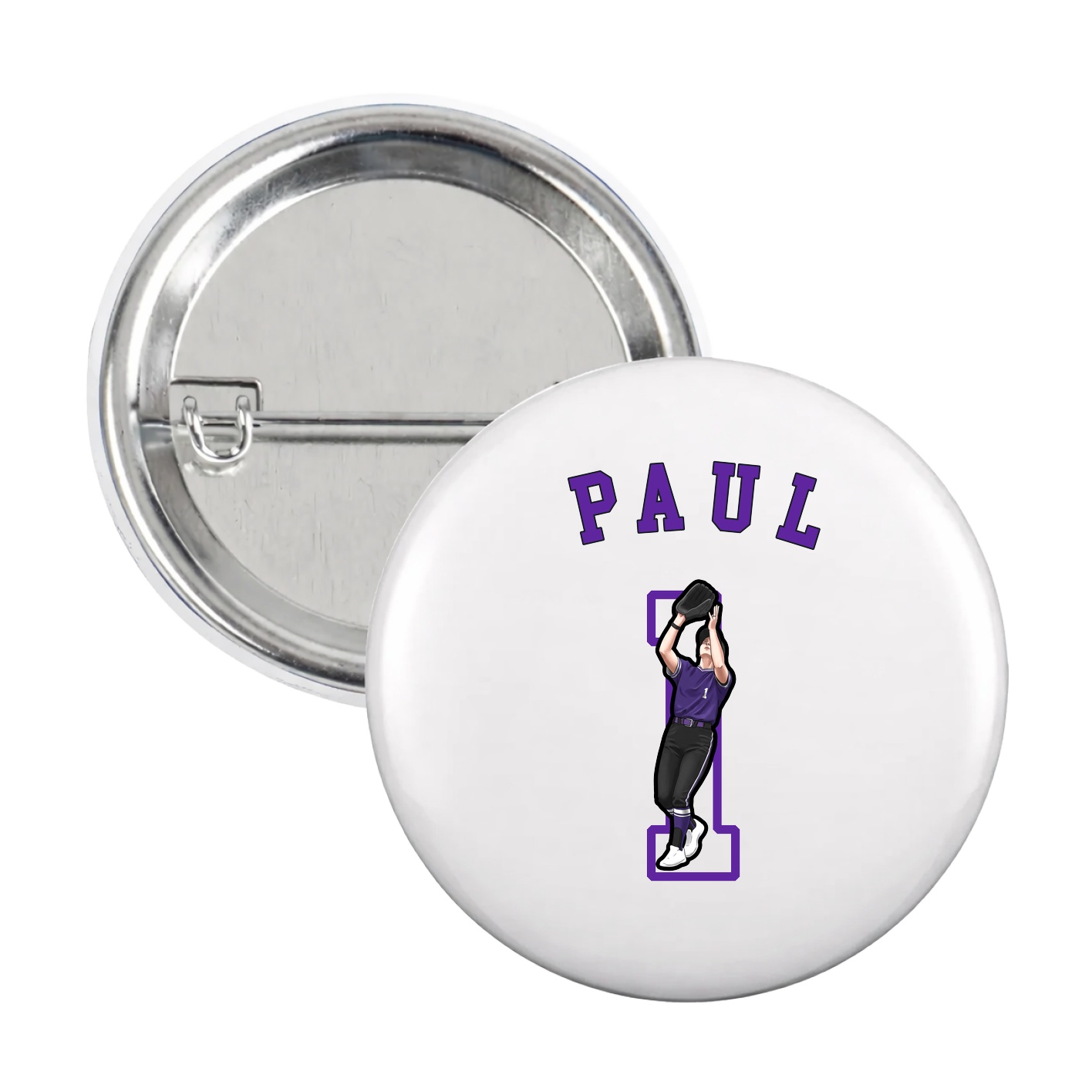 Game Day Button — Shirsey Arch in White