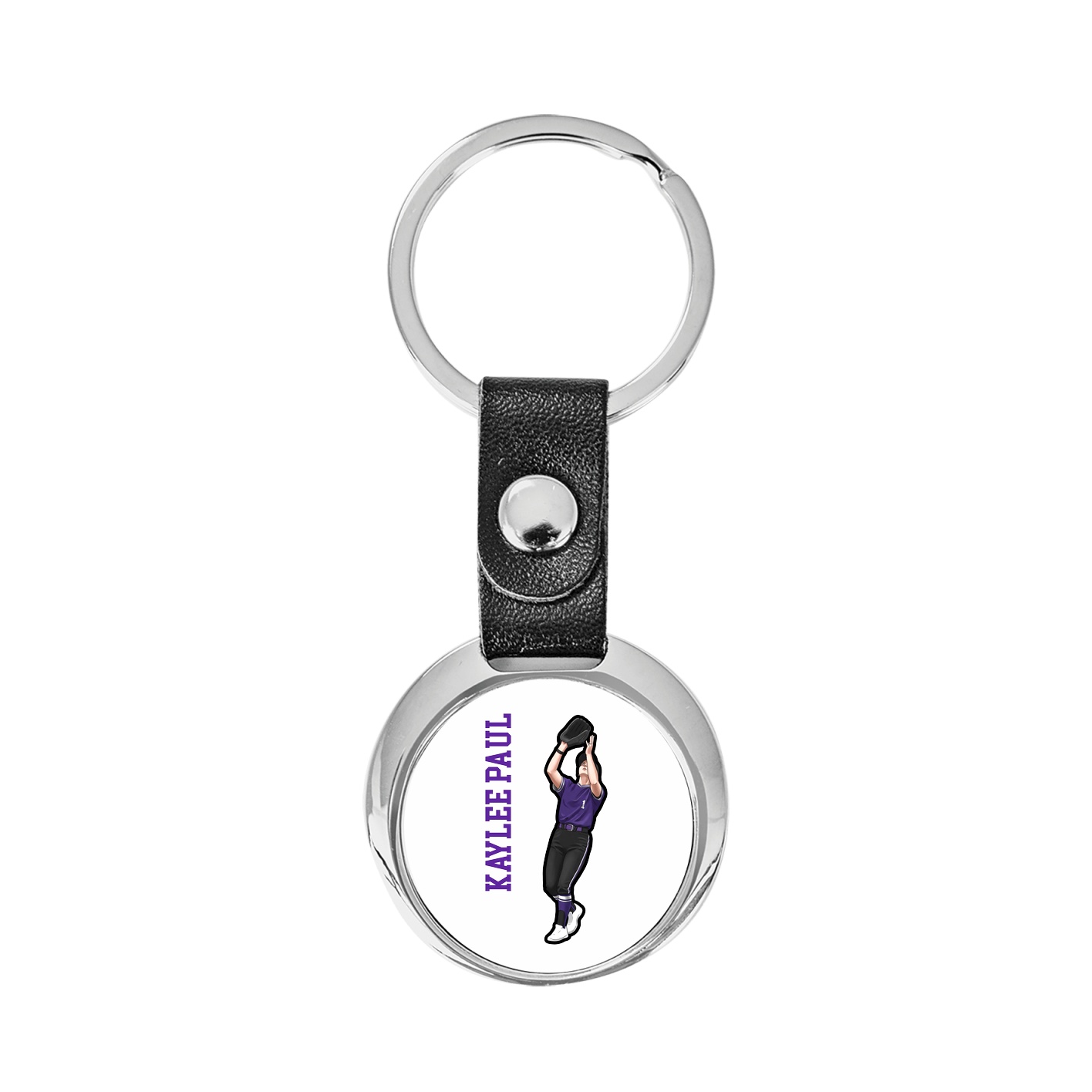 Key Chain — Name Vertical in Classic