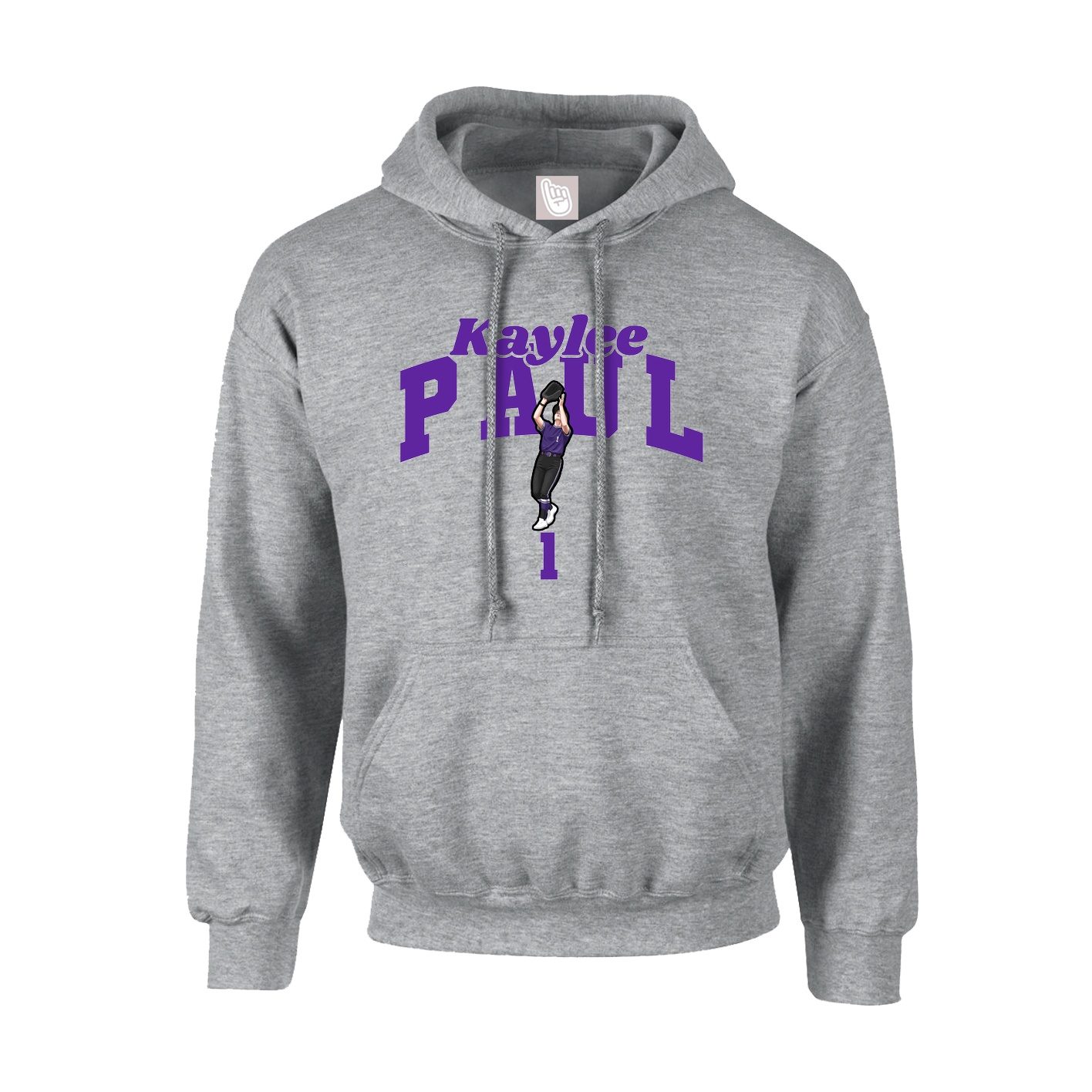 Hoodie — Signature Arch in Grey