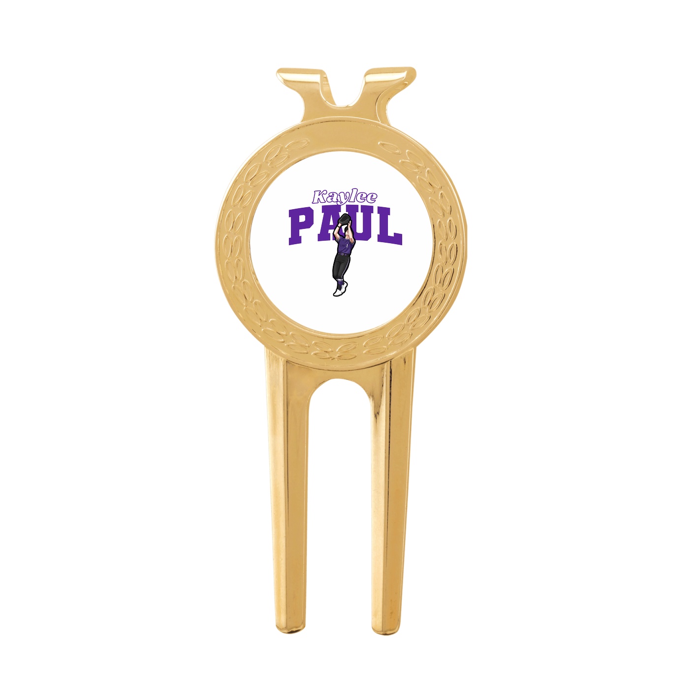 Divot Tool with Ball Marker — Name Arch in Classic