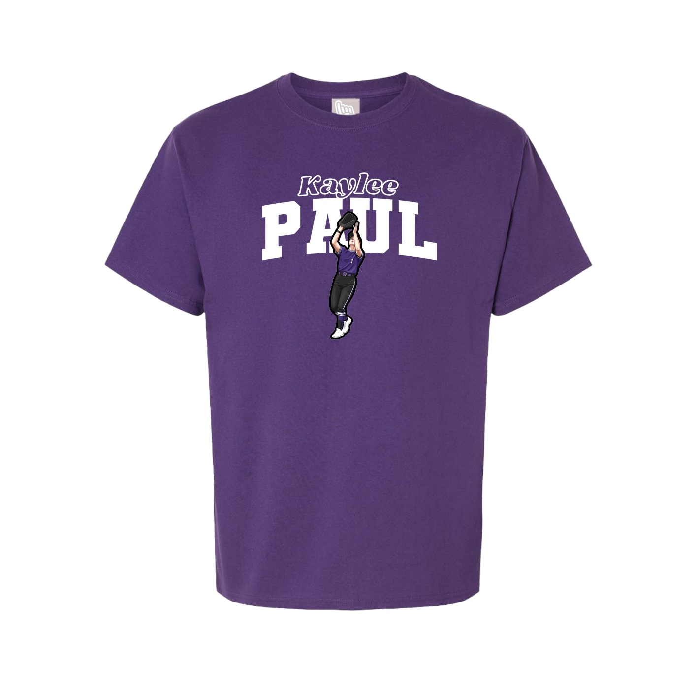 Tee — Name Arch in Purple