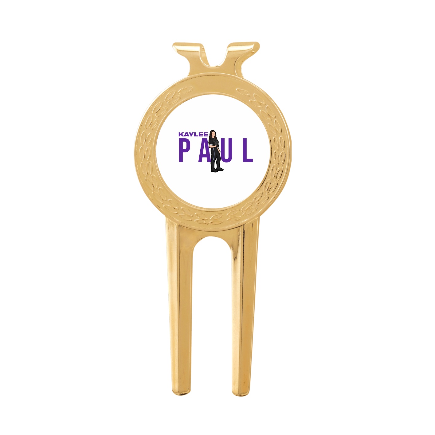Divot Tool with Ball Marker — Player Name in Classic