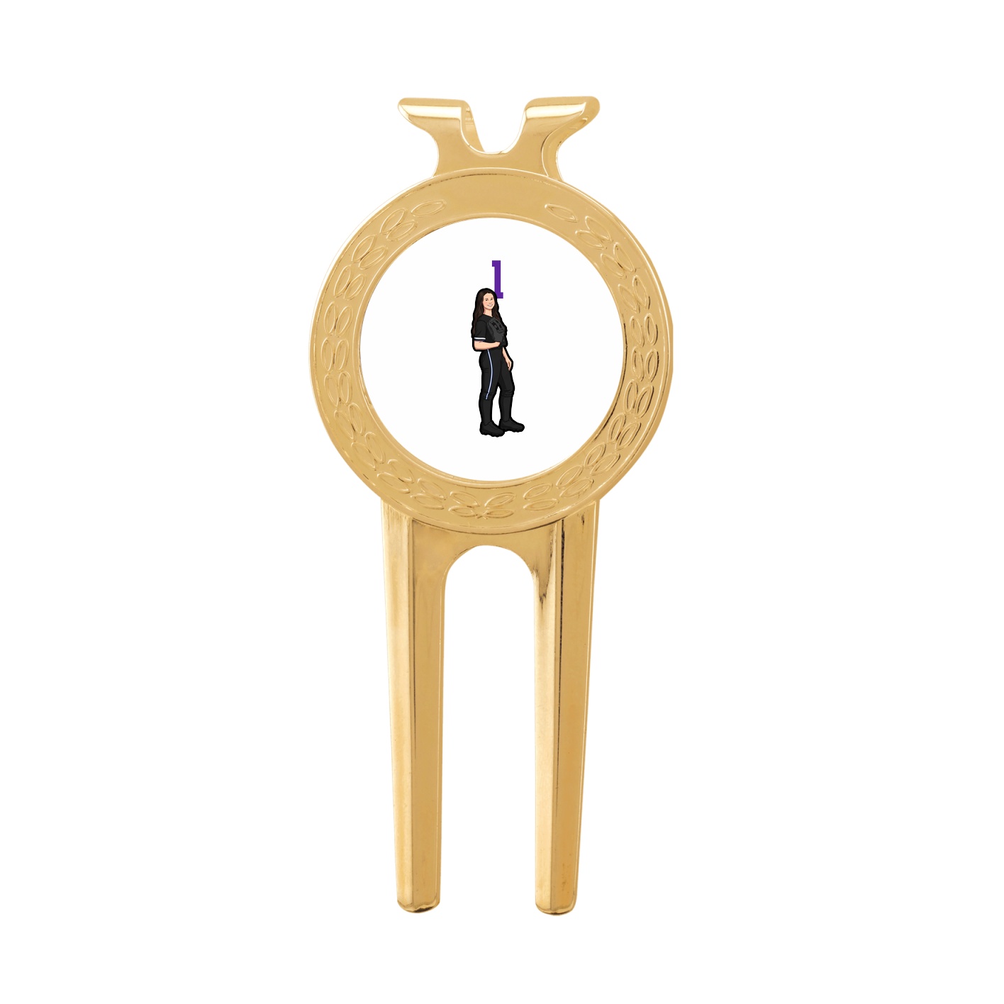 Divot Tool with Ball Marker — Number Top in Classic