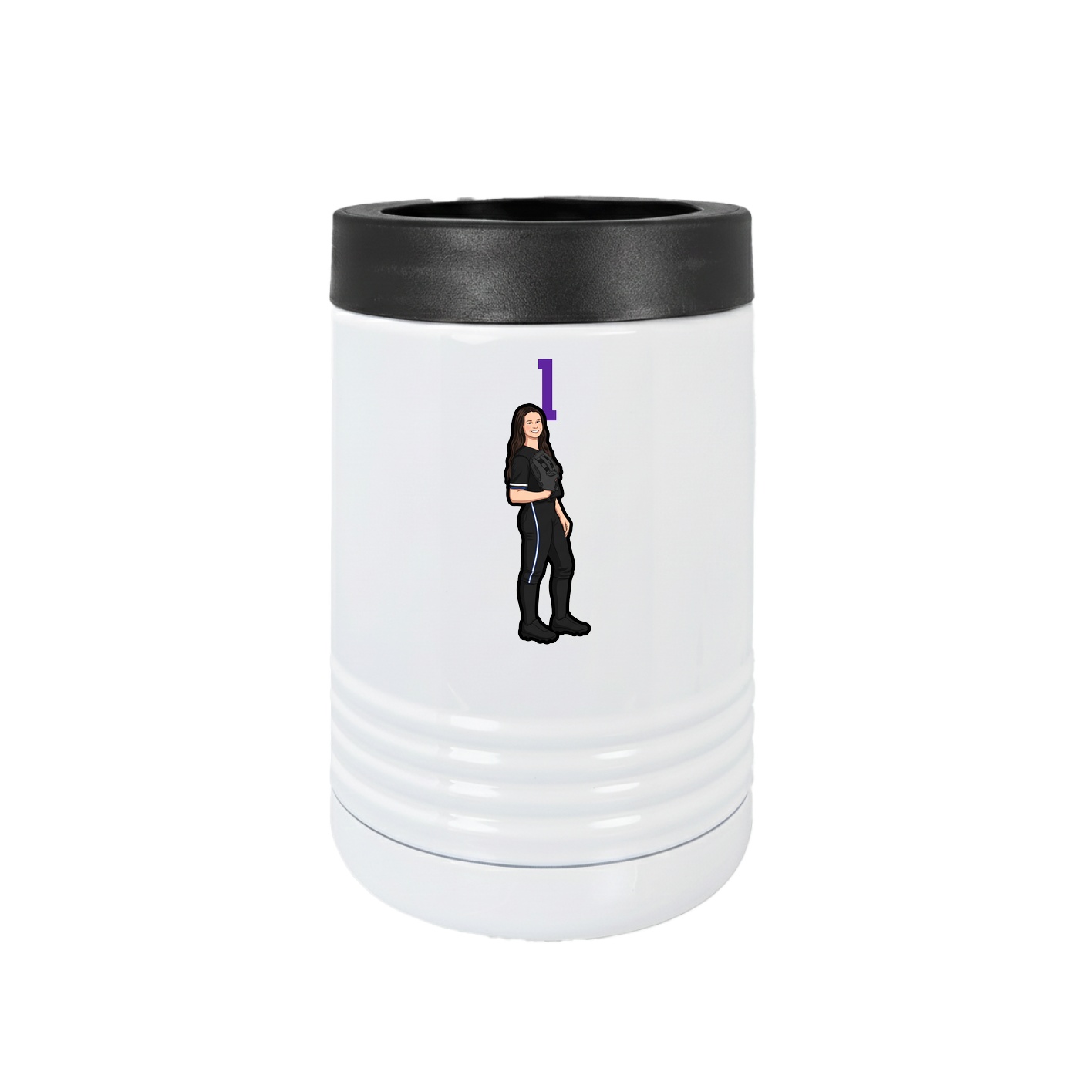 Beverage Holder — Number Top in White