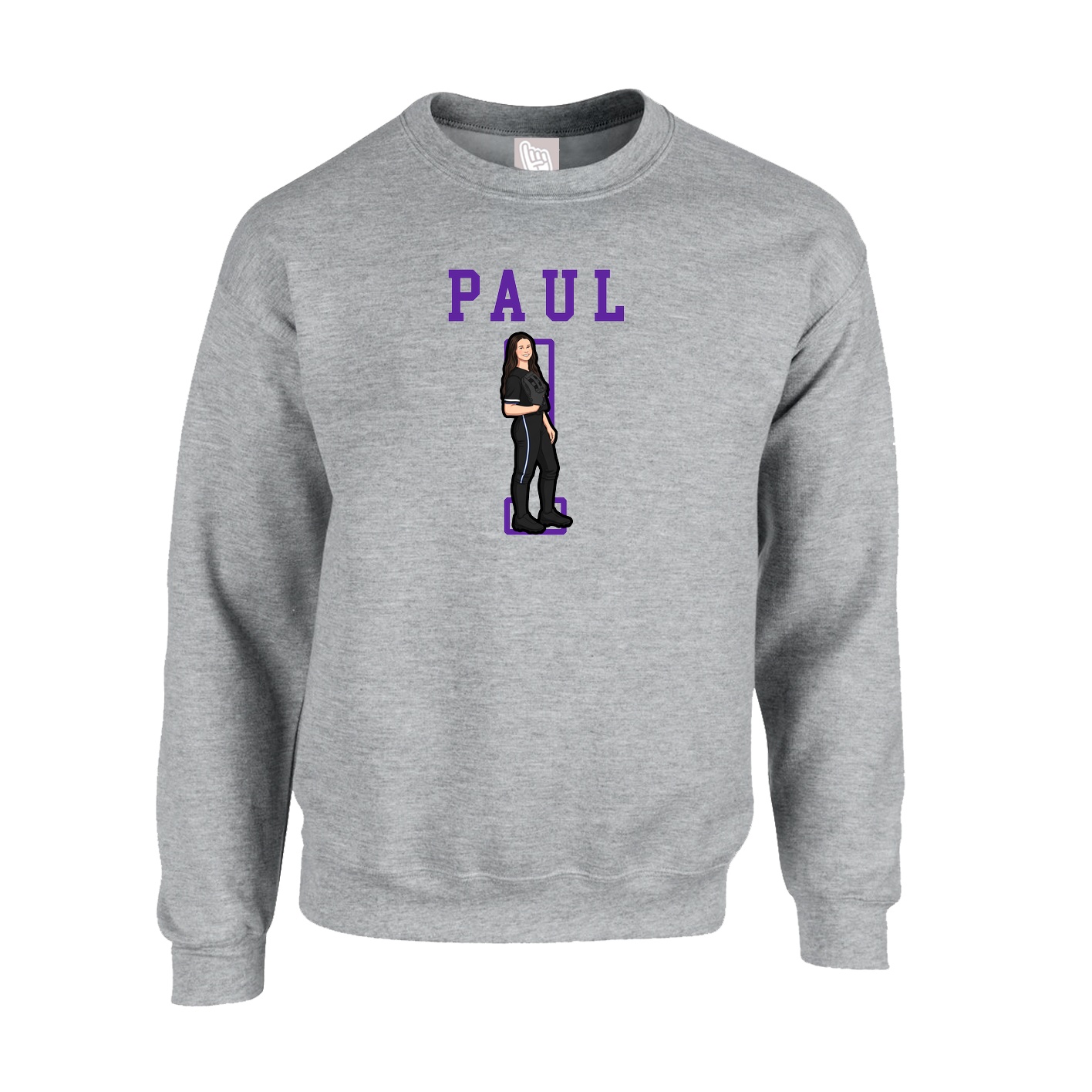 Fleece Crew — Shirsey in Grey