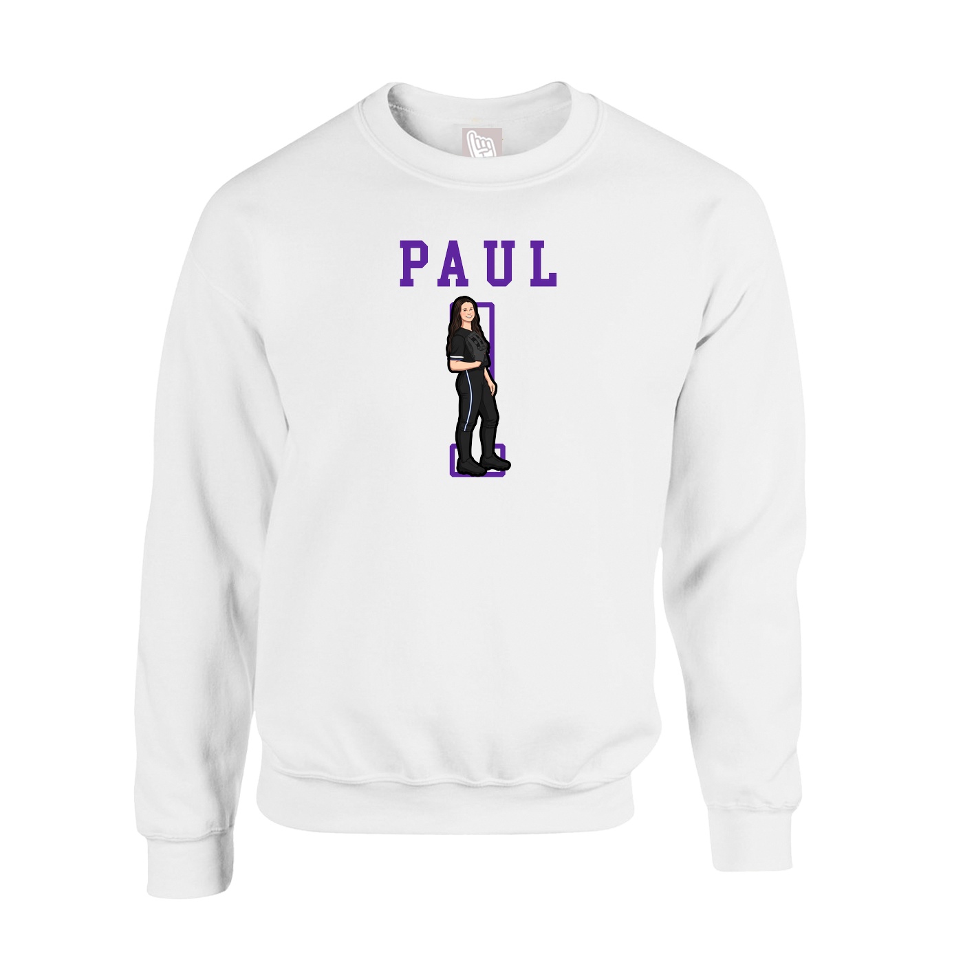 Fleece Crew — Shirsey in White