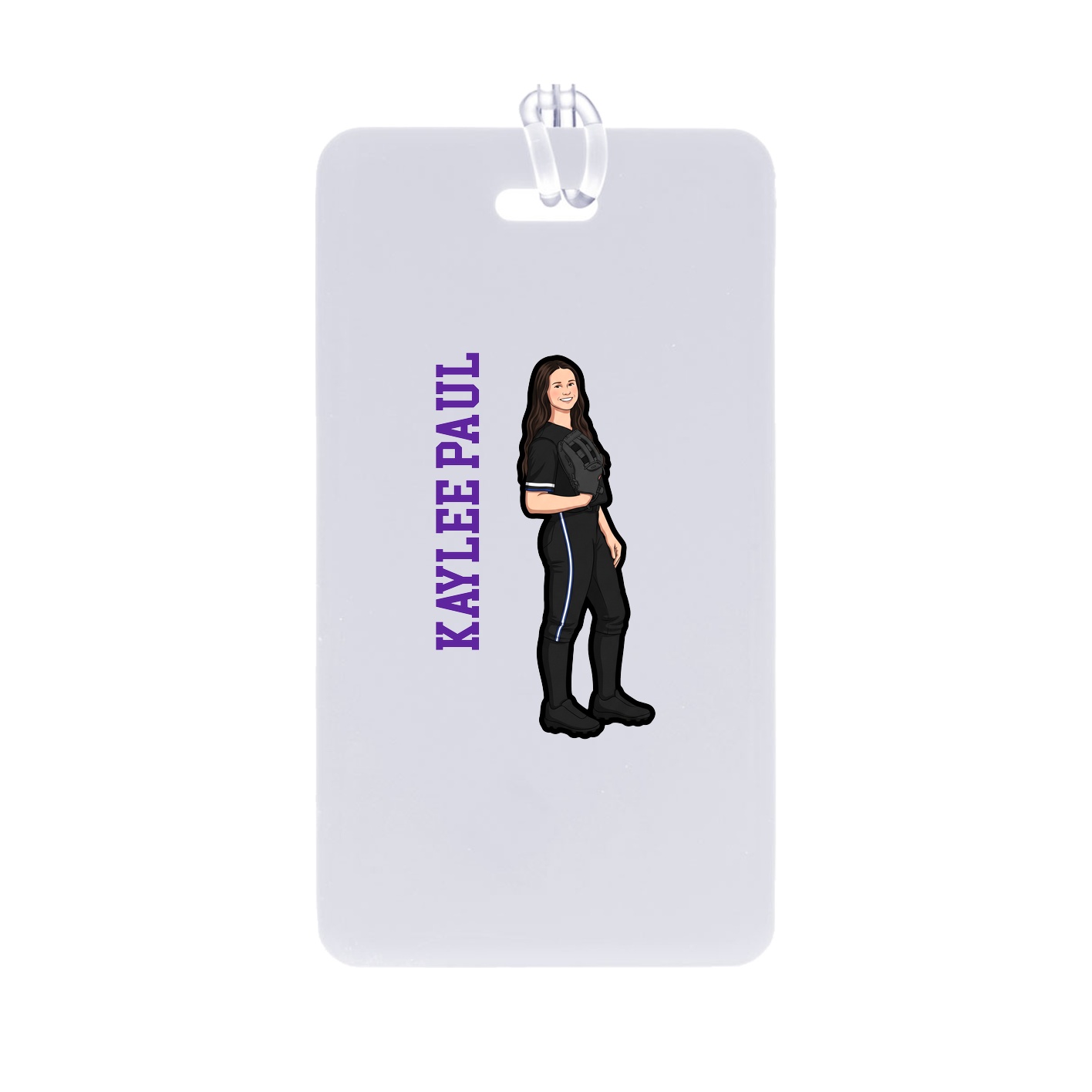 Bag Tag — Name Vertical in Classic