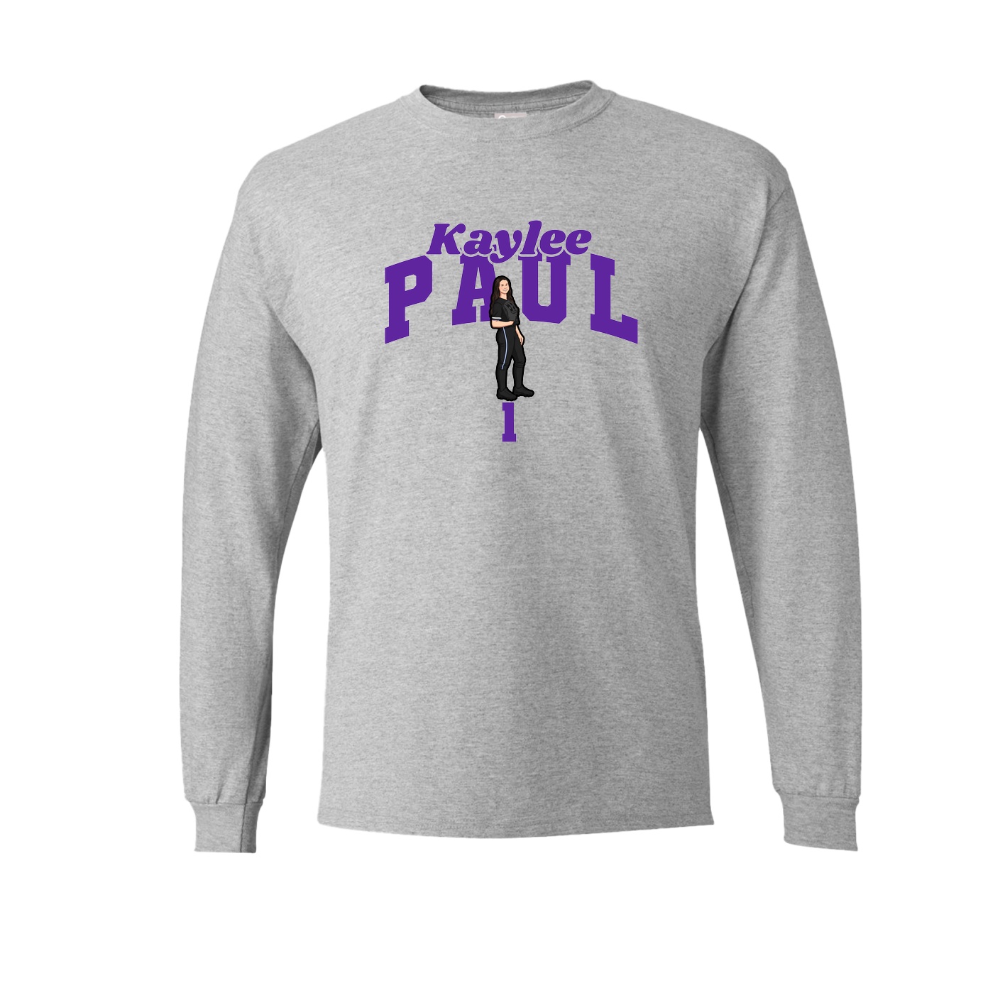 Long Sleeve Tee — Signature Arch in Grey