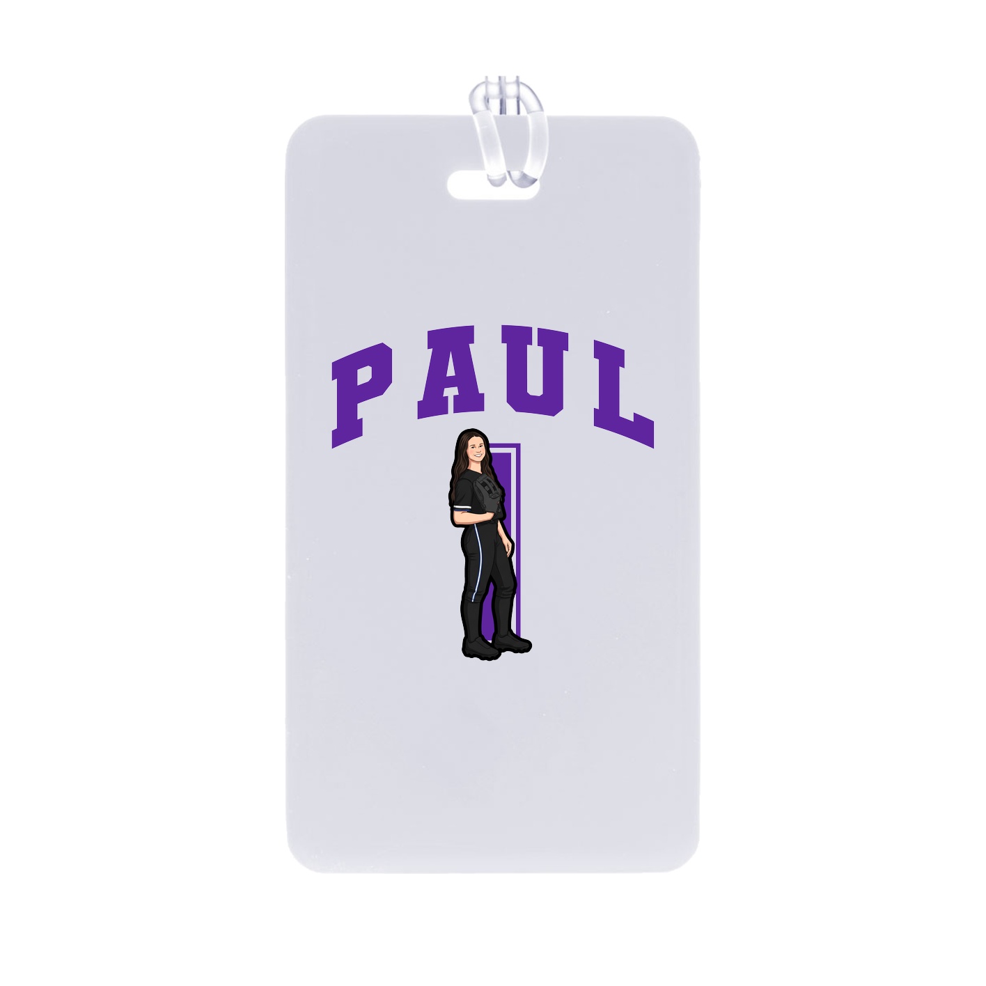 Bag Tag — Number in Classic
