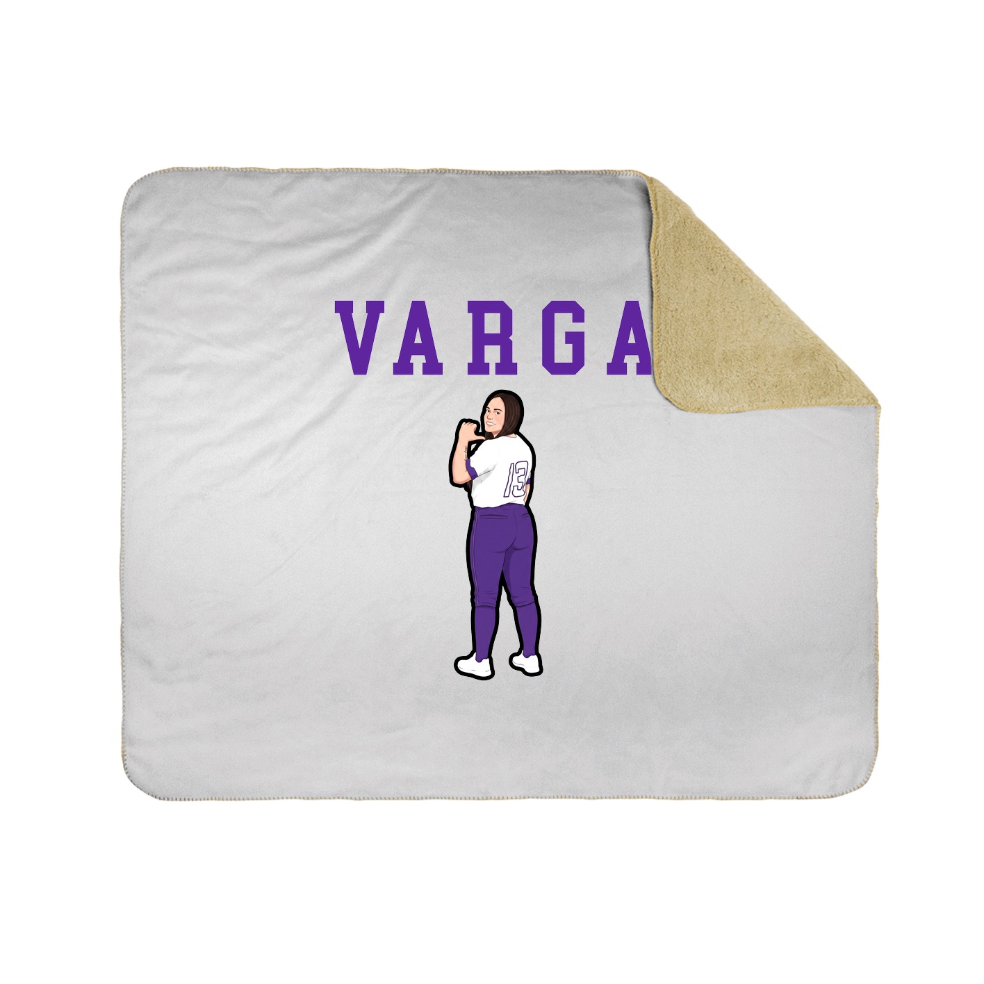 Throw Blanket — Shirsey in White