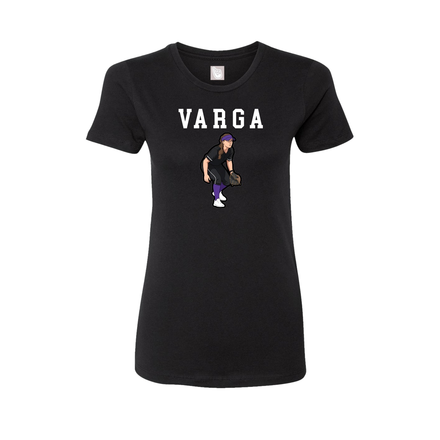 Fitted Women's Tee — Shirsey in Black