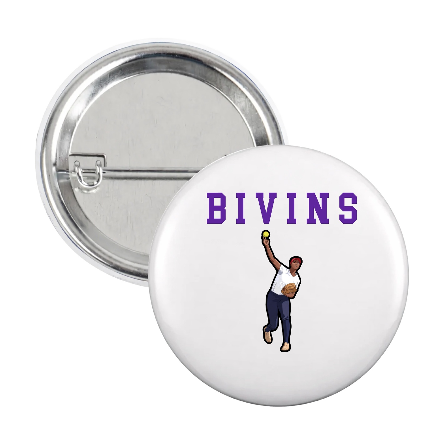Game Day Button — Shirsey in White
