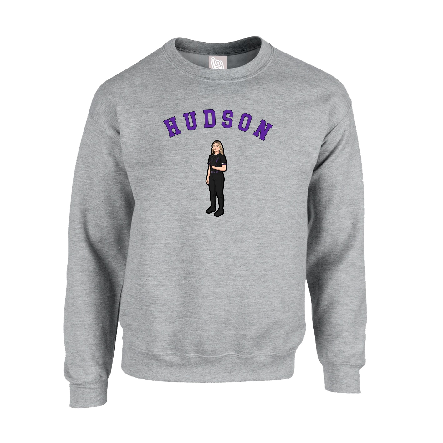 Fleece Crew — Shirsey Arch in Grey