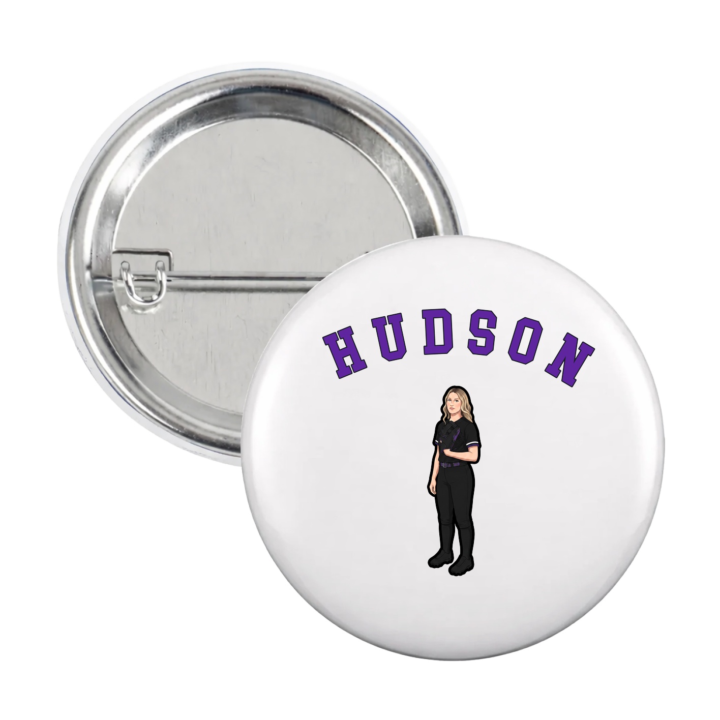 Game Day Button — Shirsey Arch in White