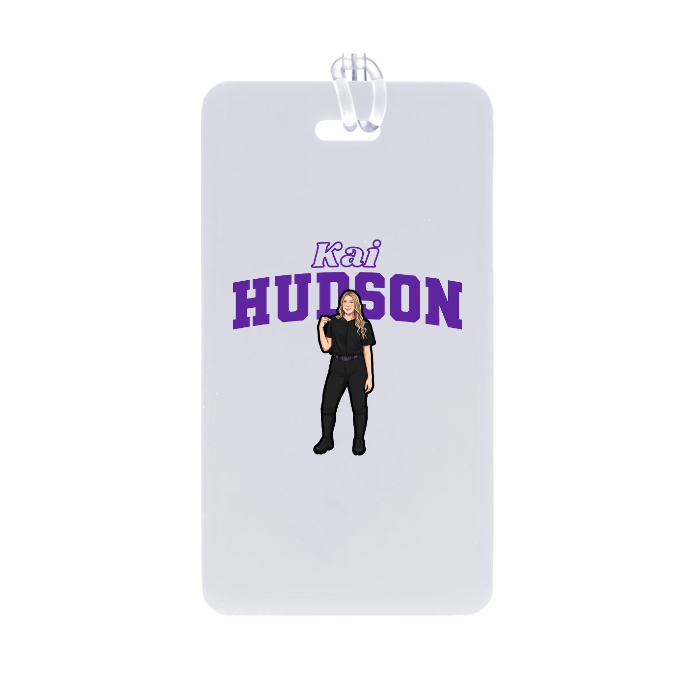 Bag Tag — Name Arch in Classic