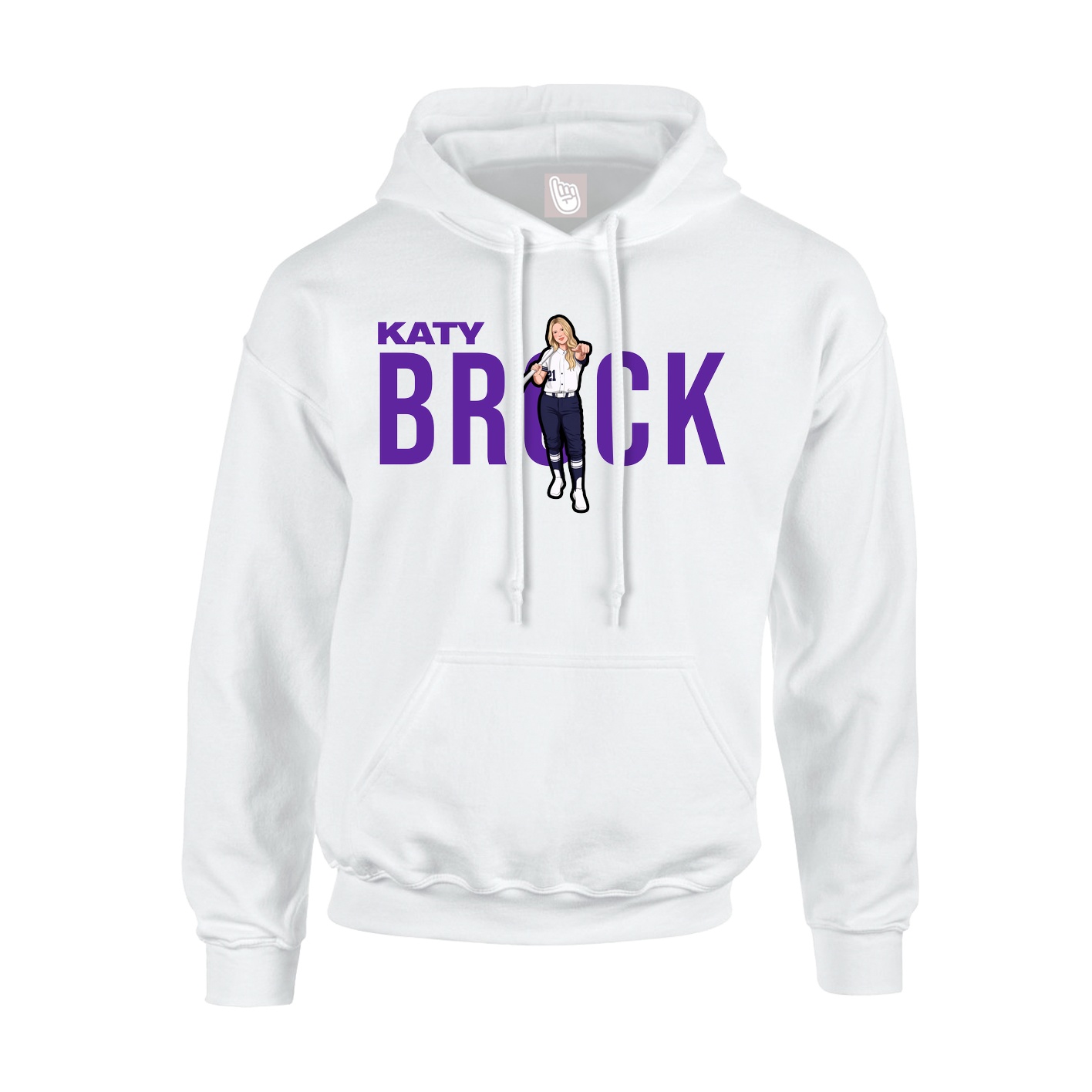 Hoodie — Player Name in White