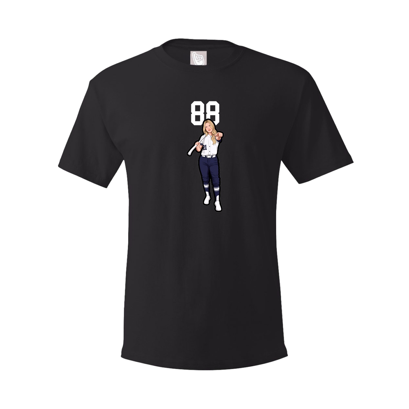 Tee — Number Top in Black
