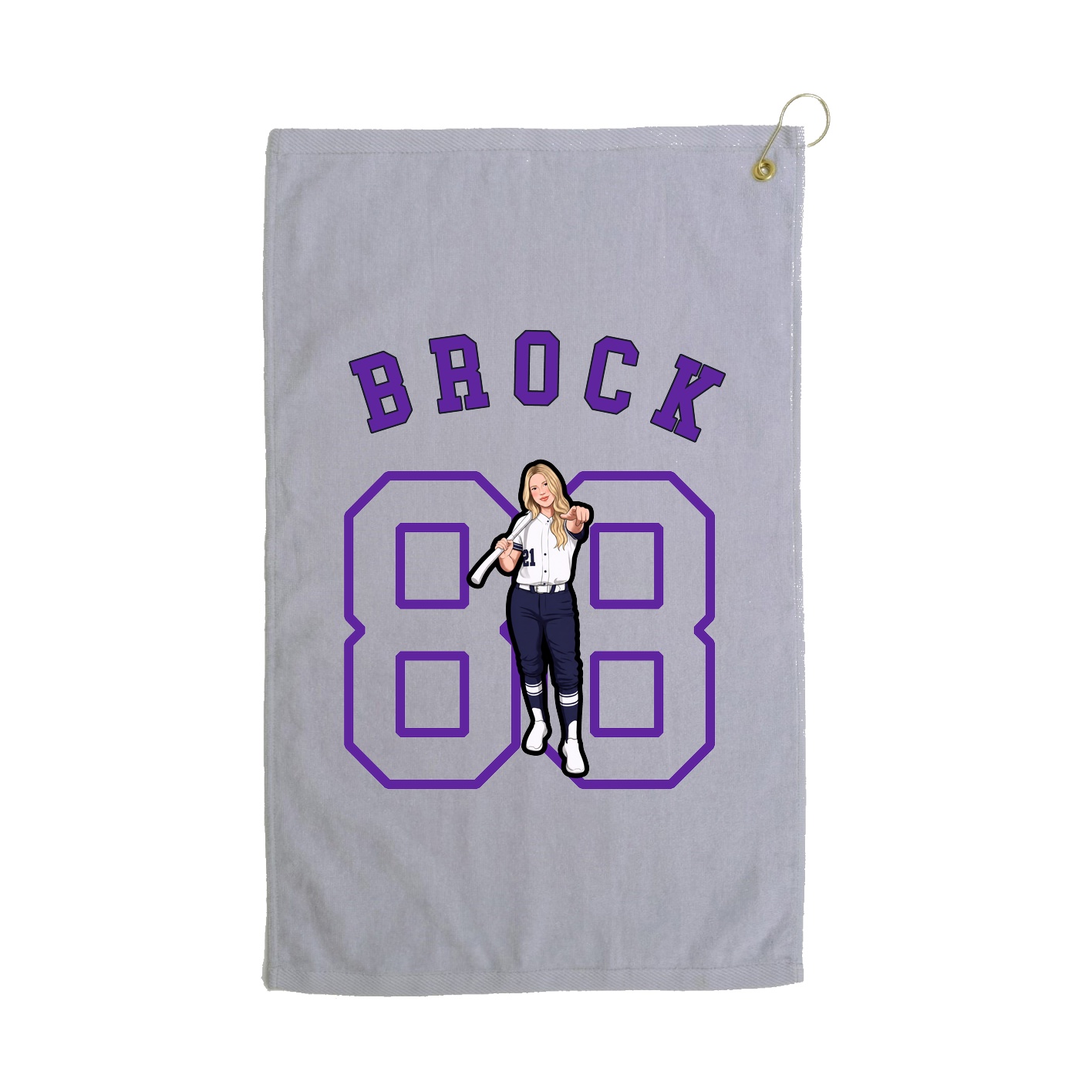 Golf Towel — Shirsey Arch in Grey