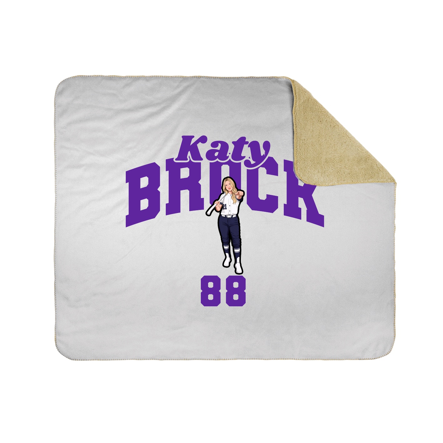 Throw Blanket — Signature Arch in White