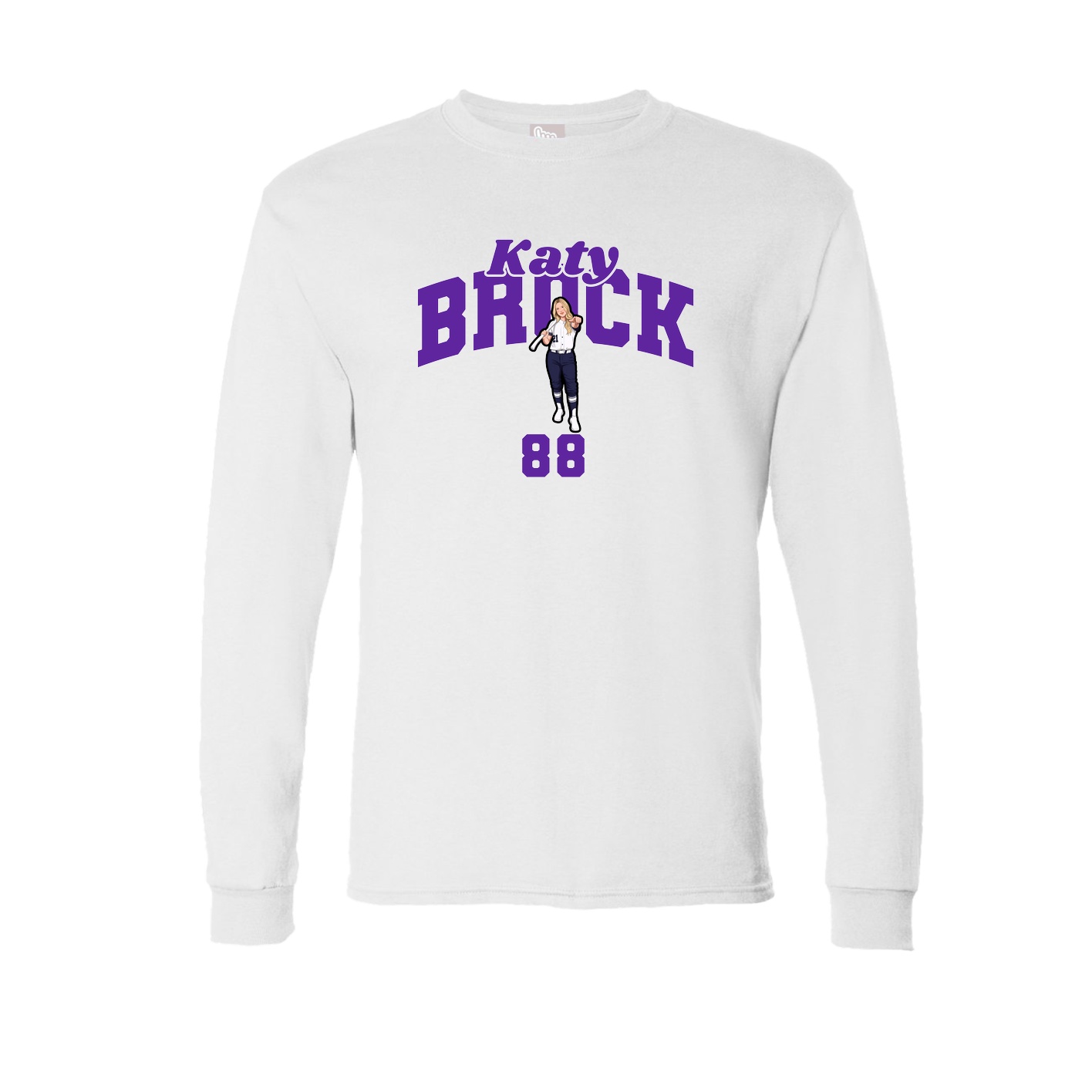 Long Sleeve Tee — Signature Arch in White