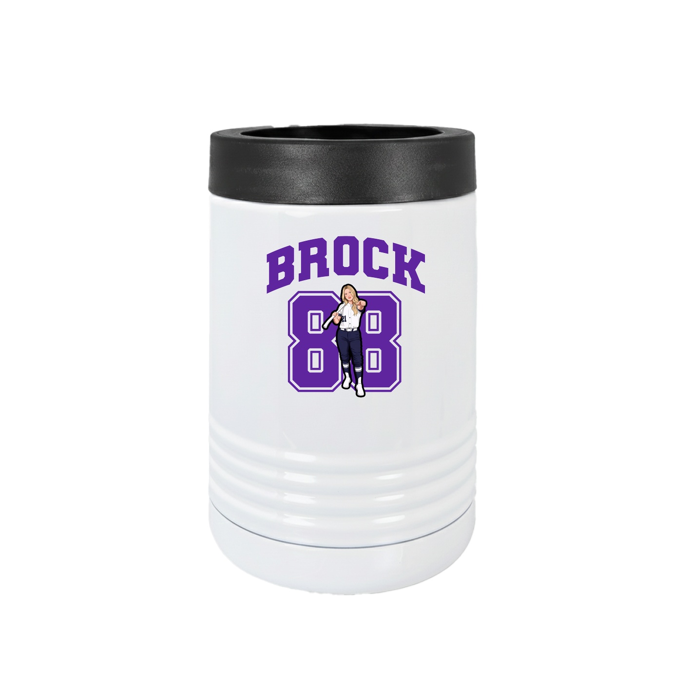 Beverage Holder — Number in White